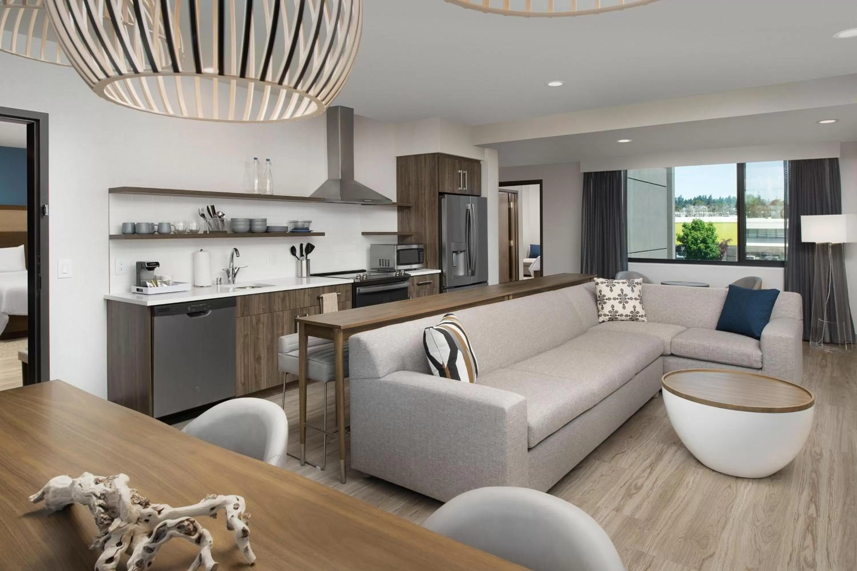 Bedroom in Element Seattle Sea-Tac Airport