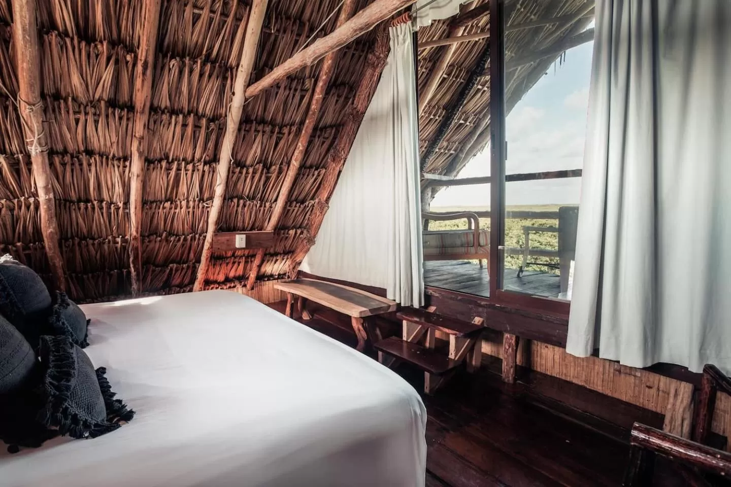 Photo of the whole room in Hidden Treehouse Tulum Eco-Hotel