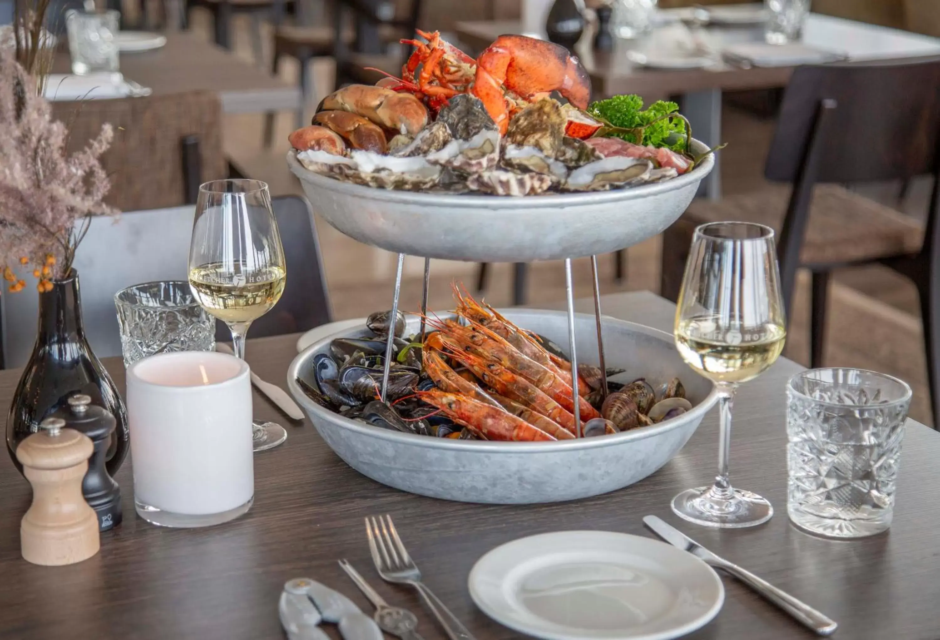 Dinner in Fletcher Hotel-Restaurant Het Veerse Meer Dinner in Fletcher Hotel-Restaurant Het Veerse Meer