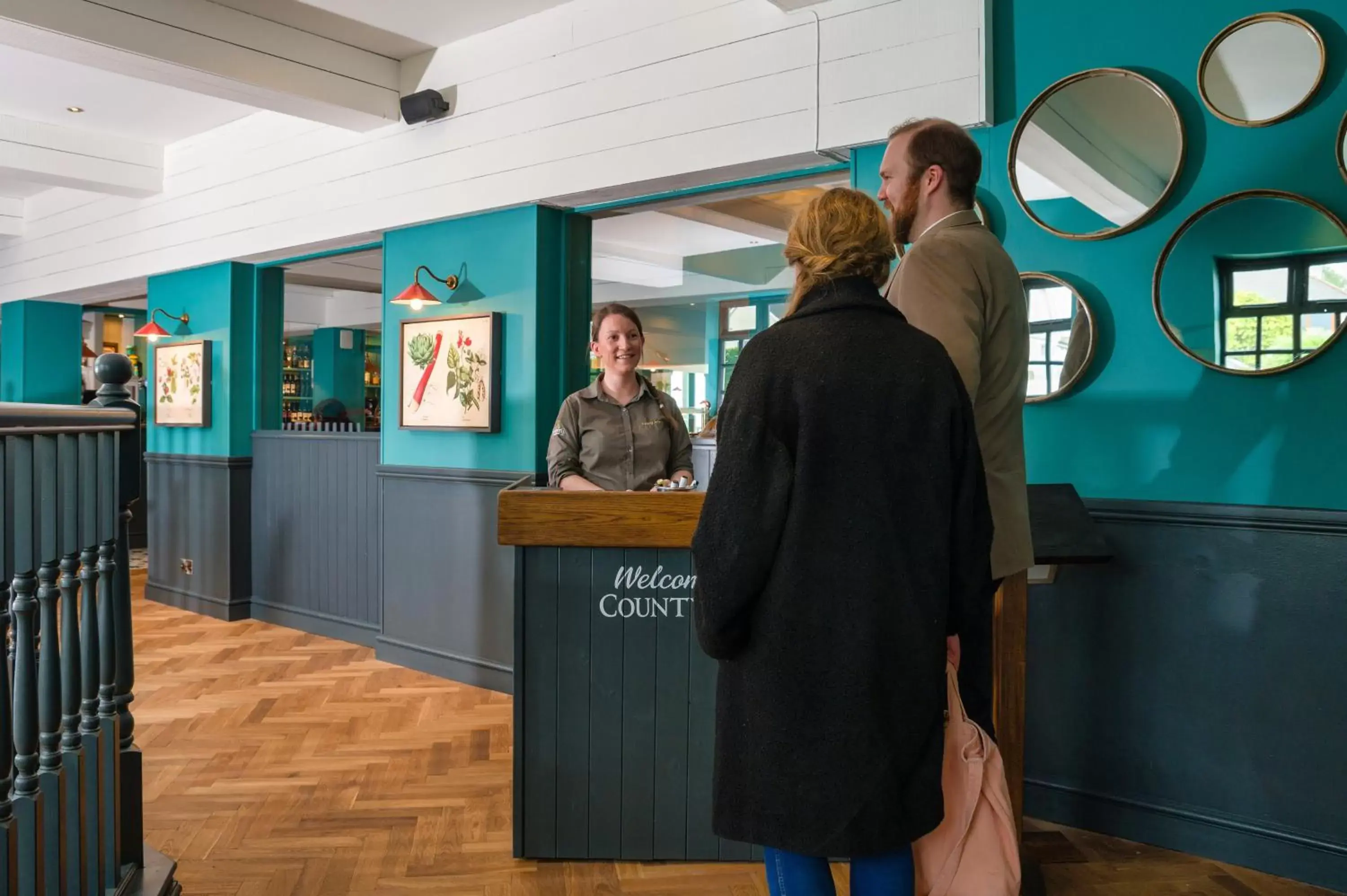 Lobby or reception in County Arms