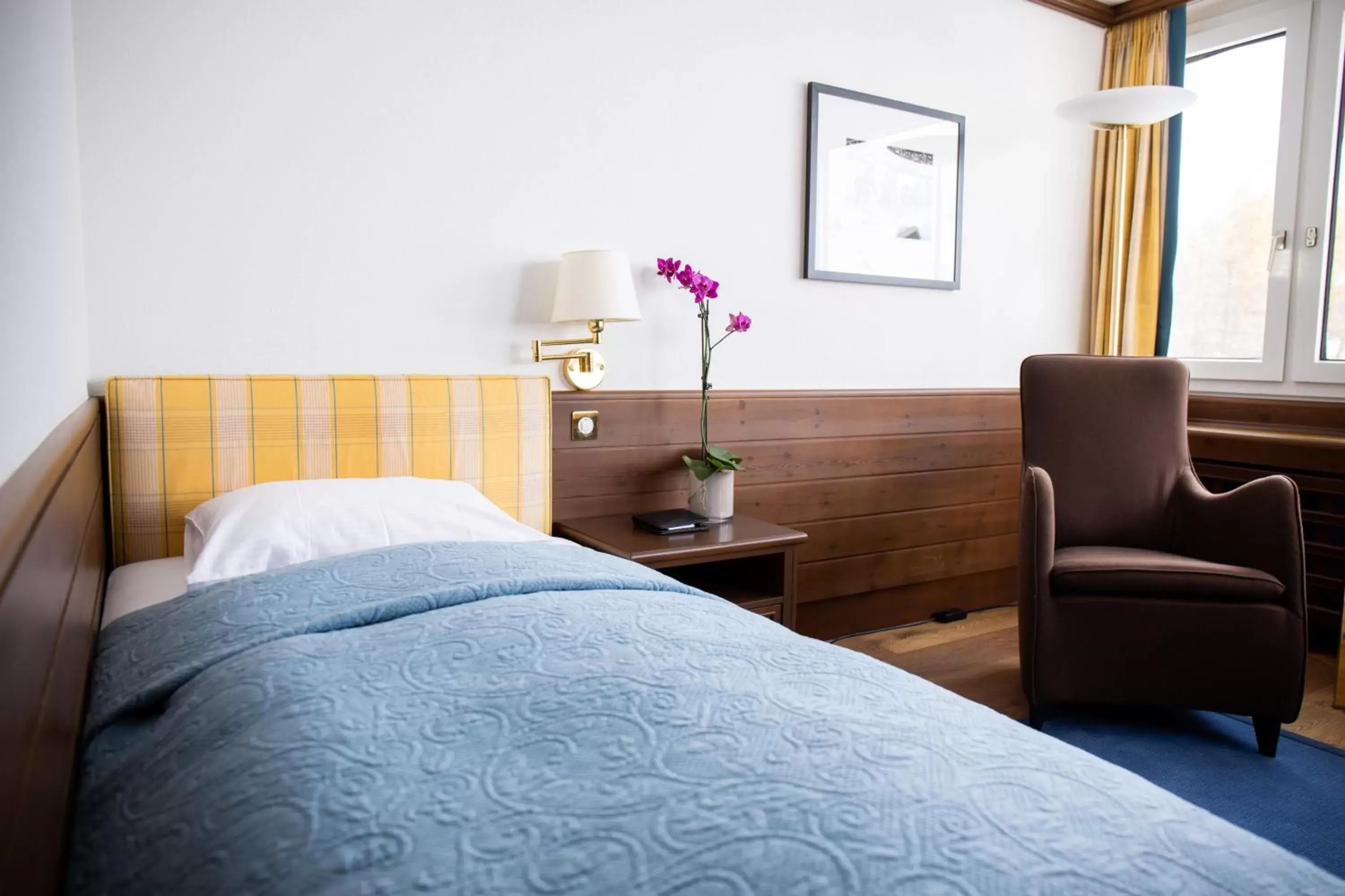 Single Room west in Arosa Kulm Hotel & Alpin Spa