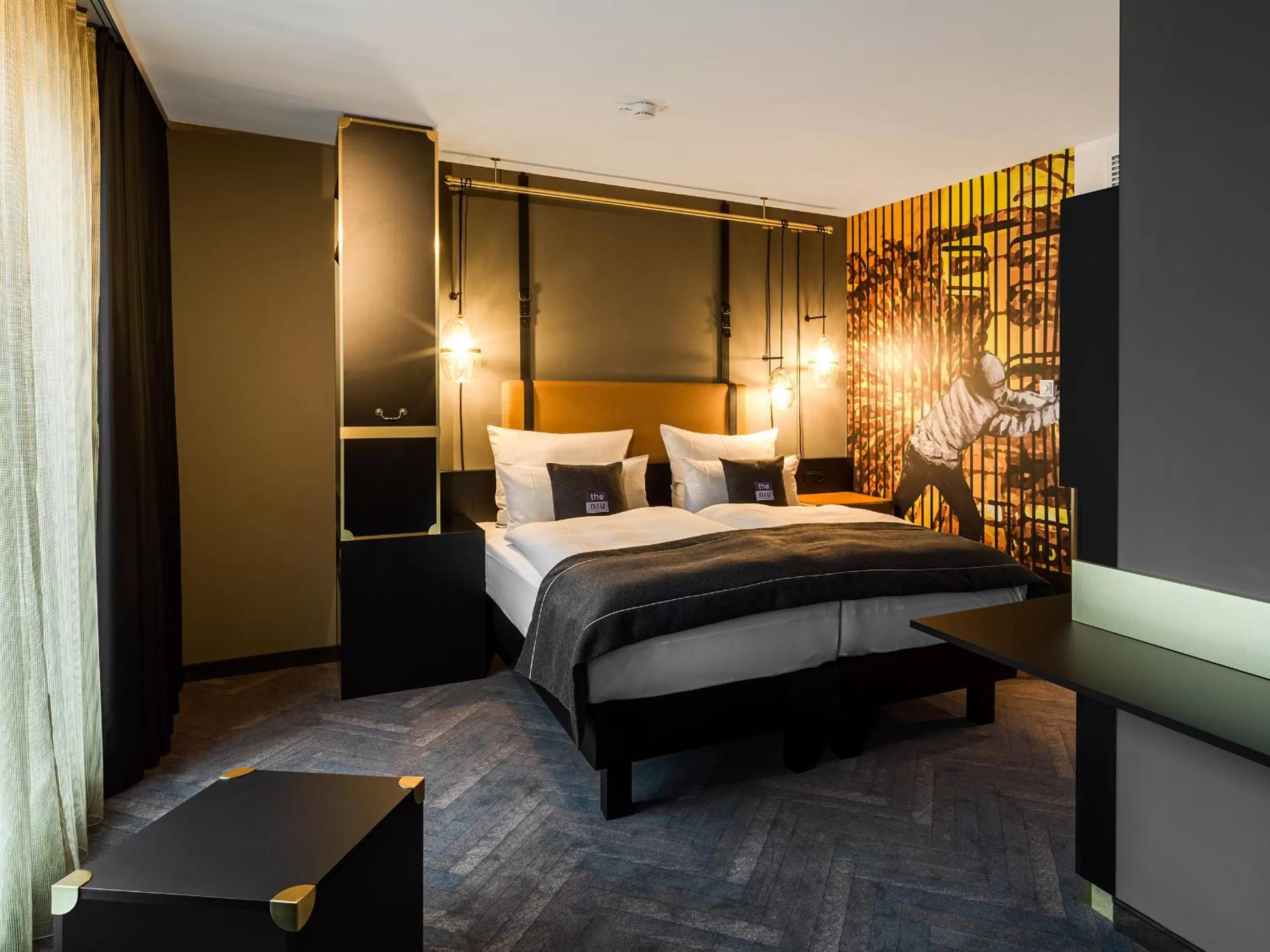 Bedroom, Bed in Holiday Inn - the niu, Cobbles Essen by IHG