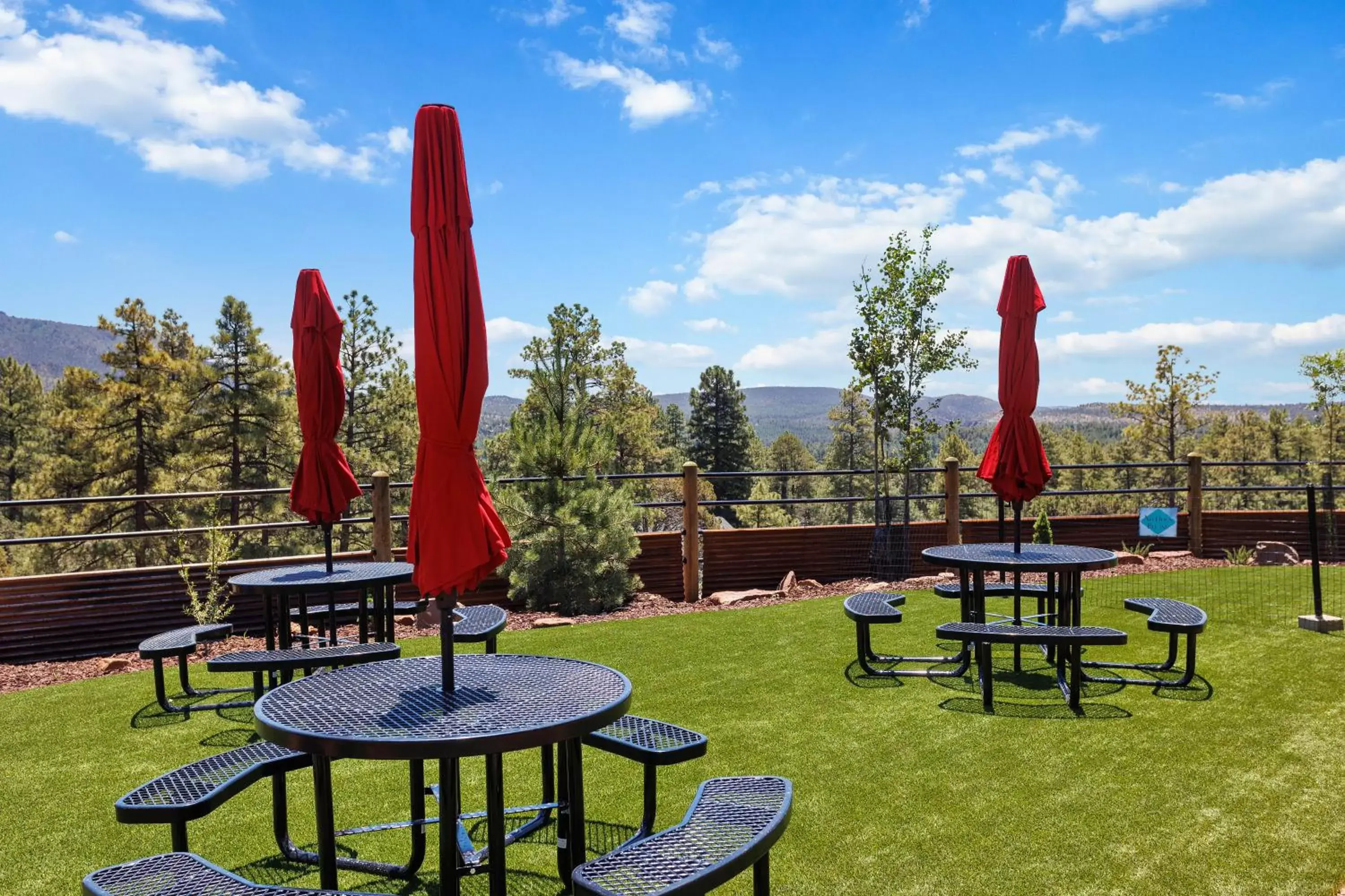 Patio in Lodge at 5600