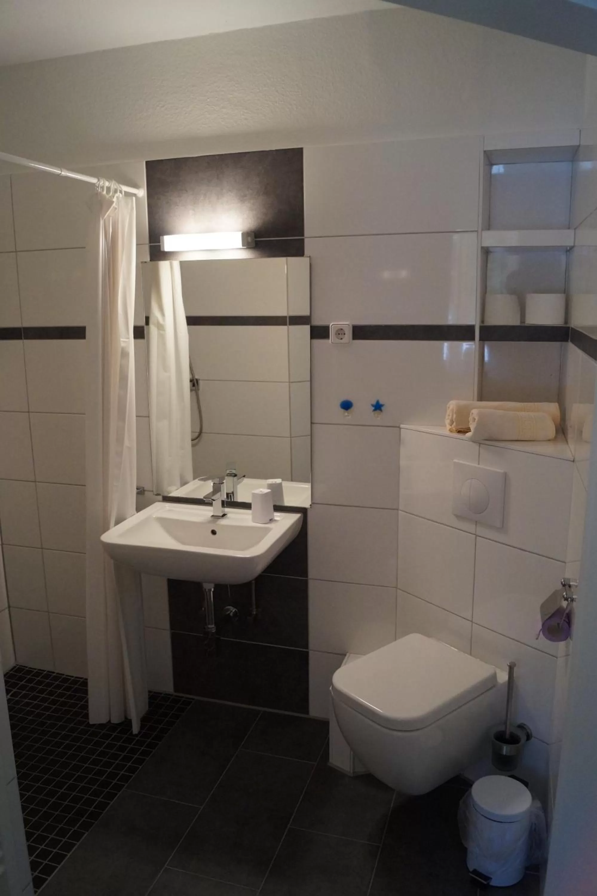 Bathroom in Forsthaus-Ferienhotel am Dobrock