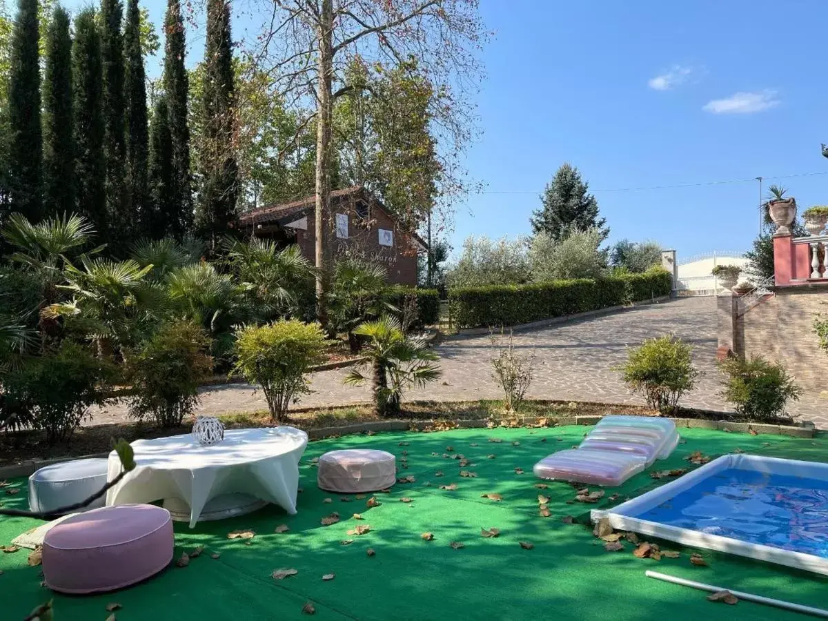 View (from property/room), Swimming Pool in Pirro & Sharon House