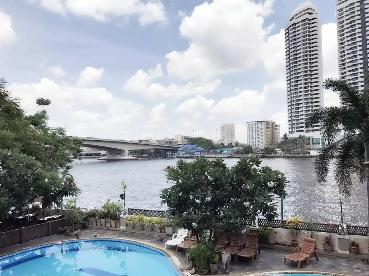 Pool View in New Siam Riverside - SHA Certified