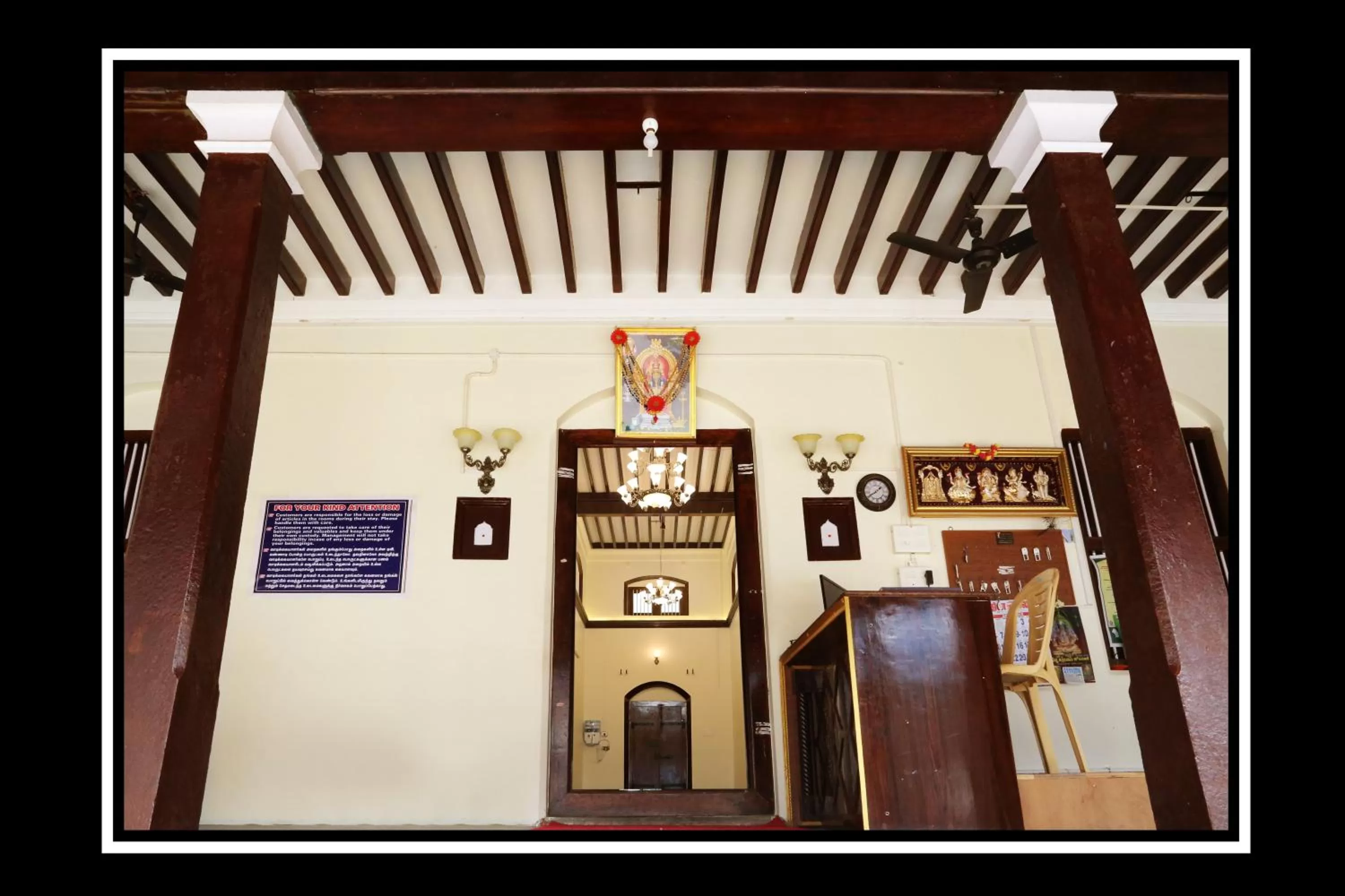 Facade/entrance in Pattiah Naidu Palace