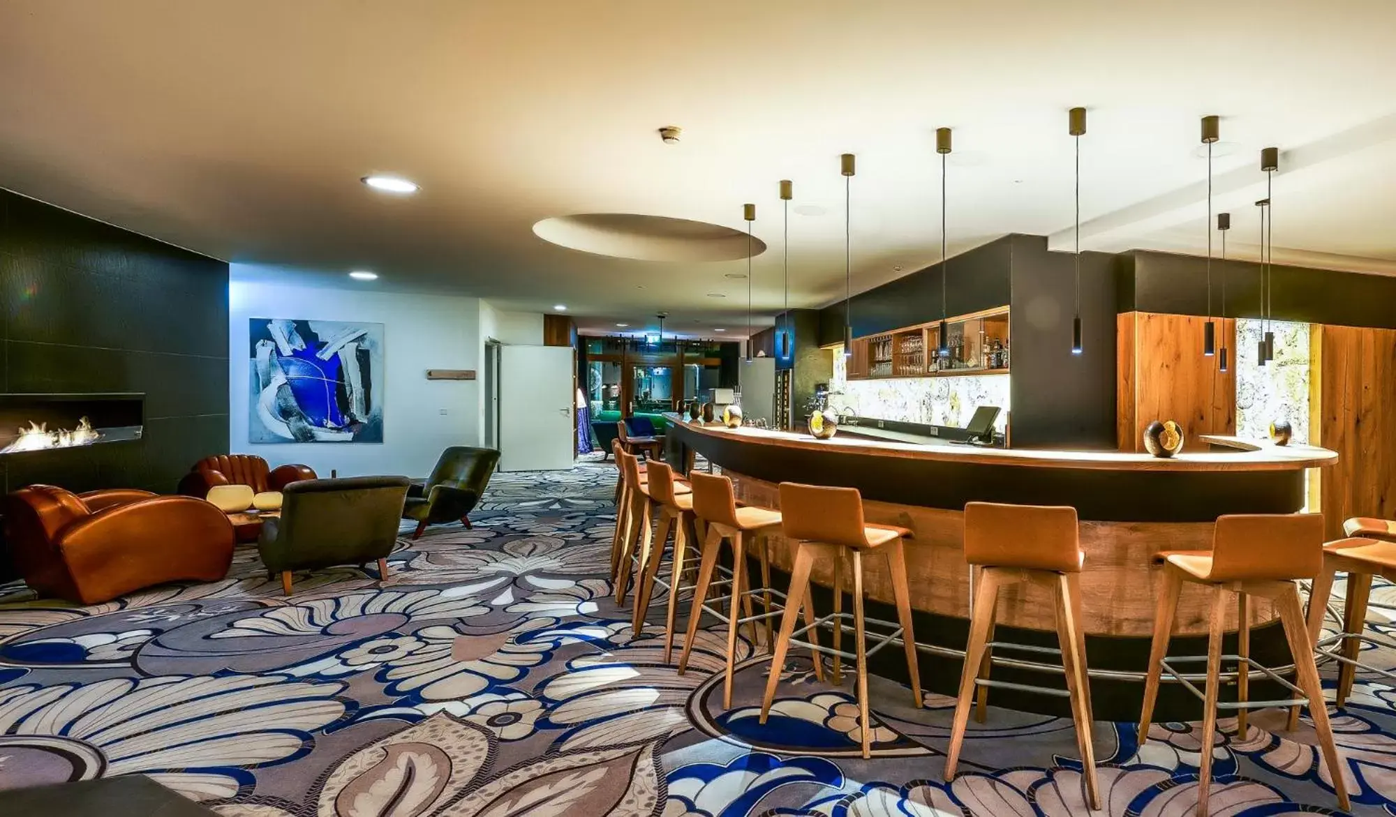 Lobby or reception, Lounge/Bar in Das Aunhamer Suite & Spa Hotel