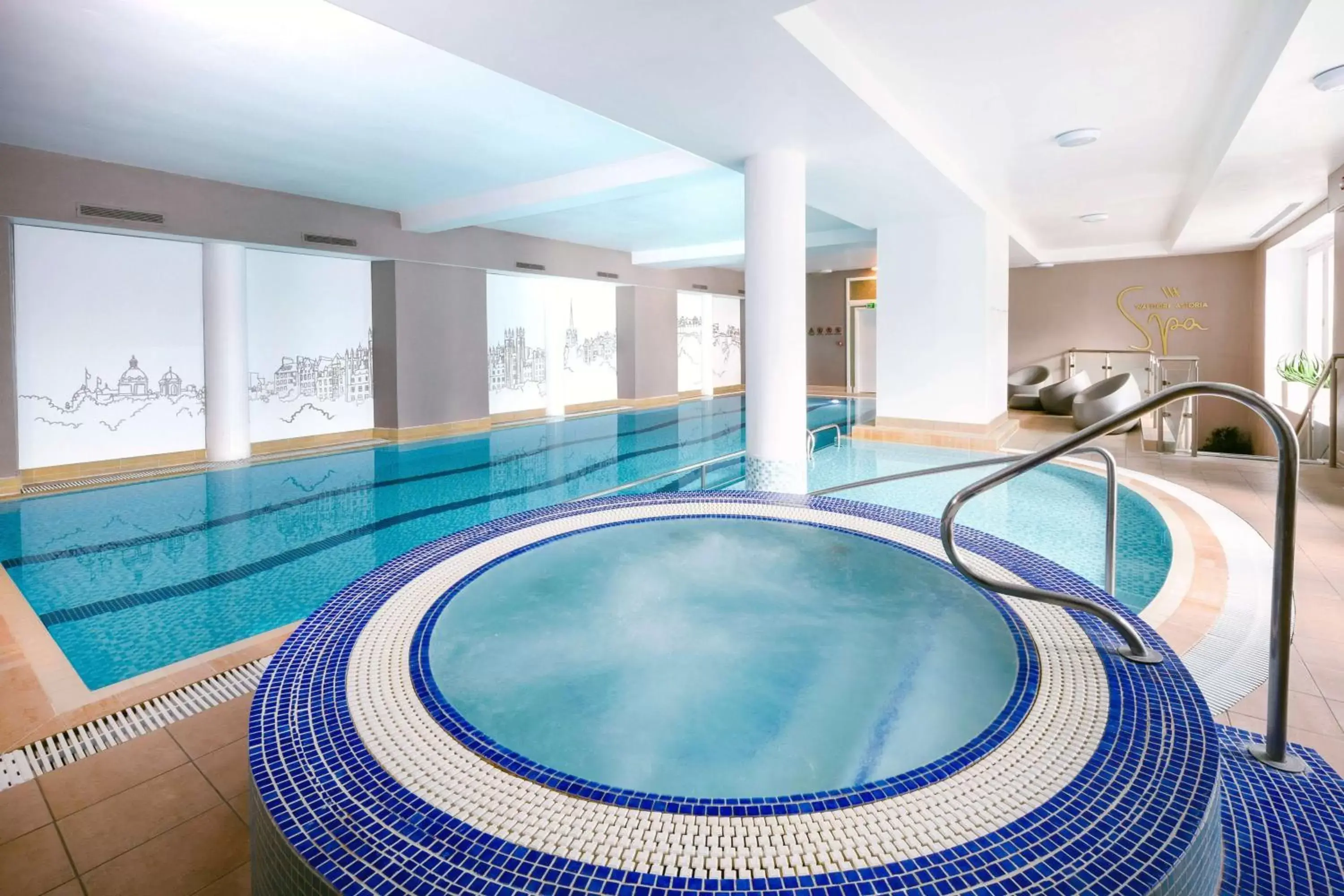 Pool view, Swimming Pool in Waldorf Astoria Edinburgh - The Caledonian