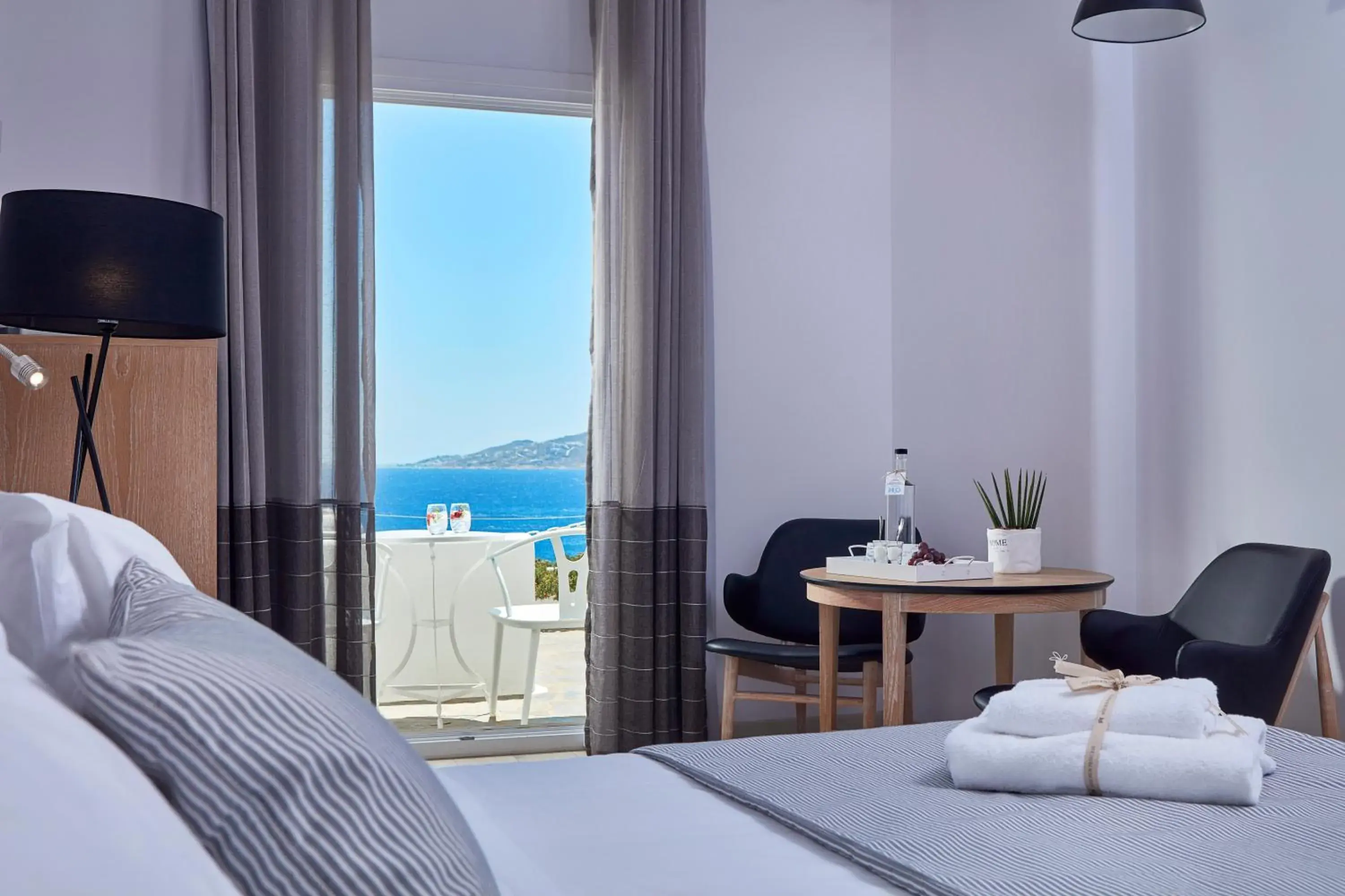 Balcony/Terrace in Mykonos Princess Hotel