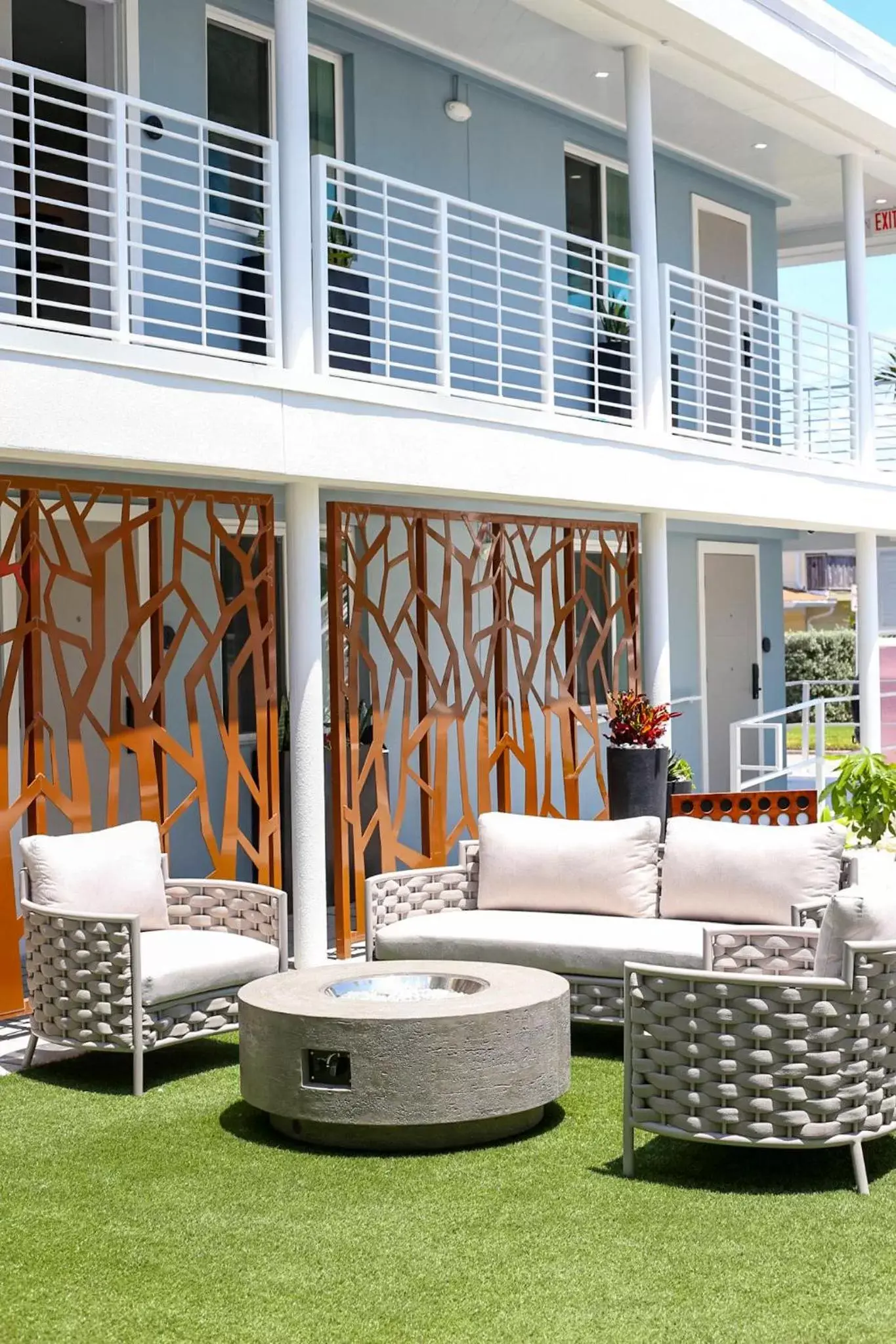 Inner courtyard view in The Saint Hotel