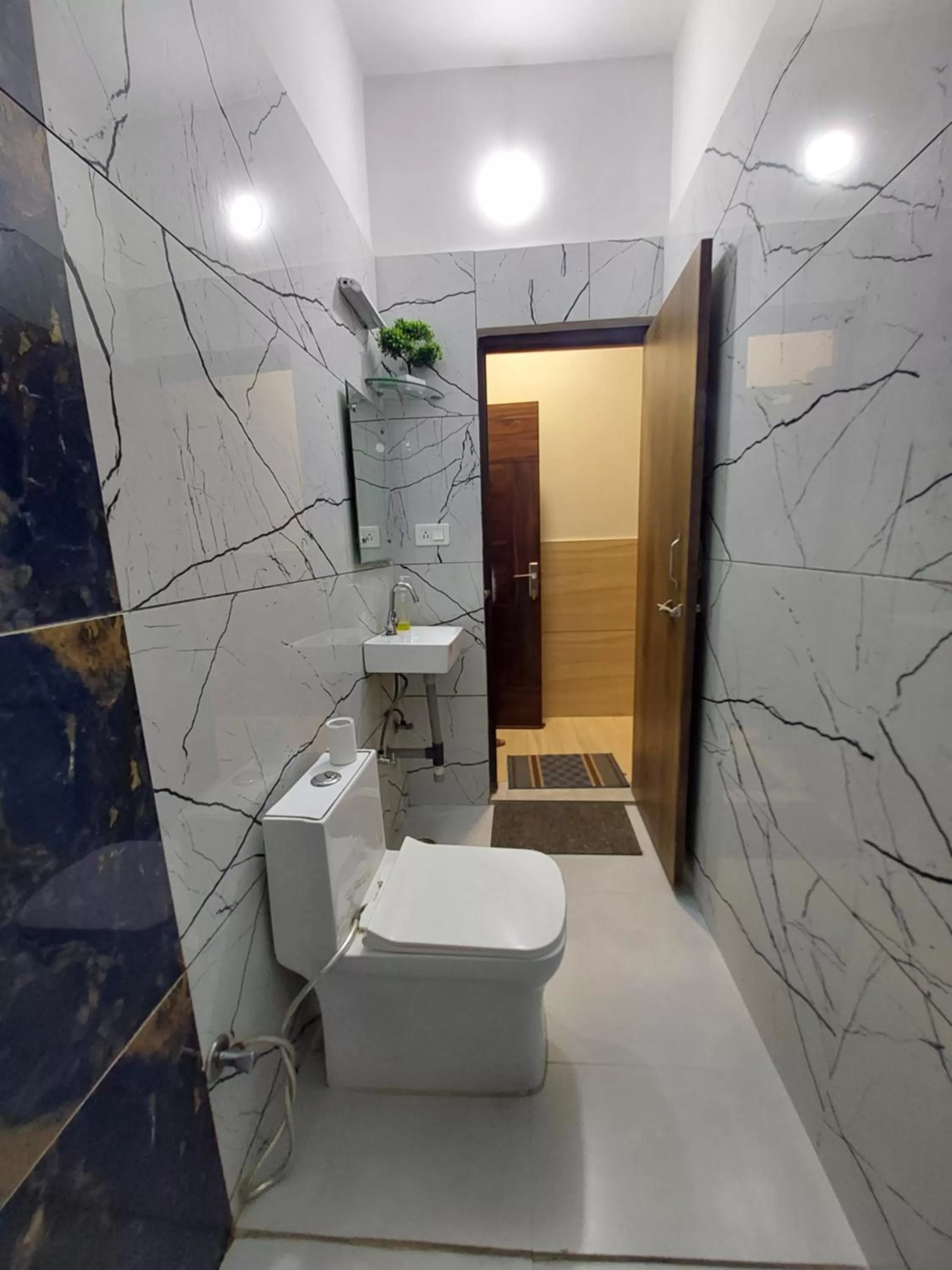 Toilet in Taj Nice Point Manage by Taj Sunrise Group