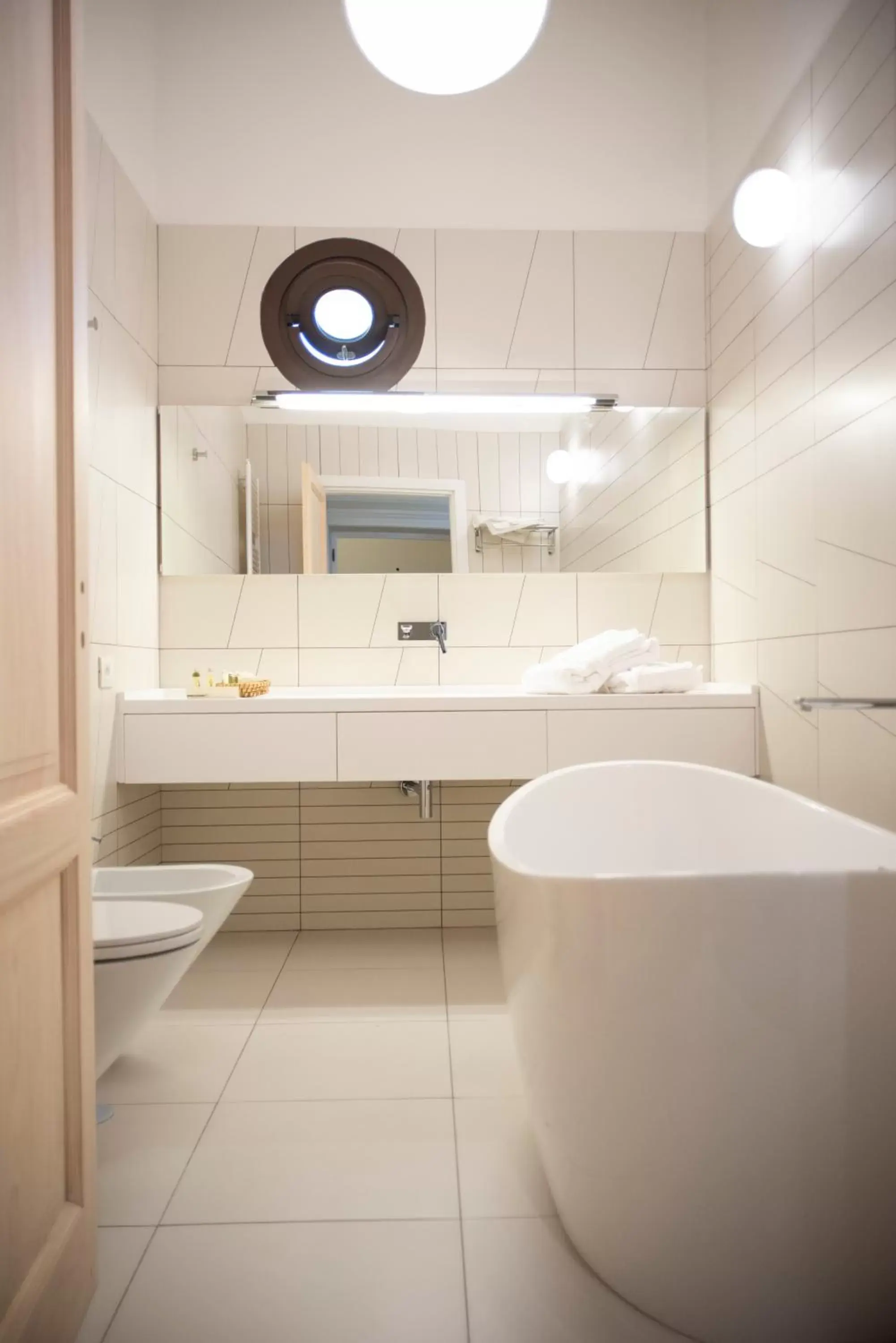 Bathroom in Dimora de Matera Luxury Suites