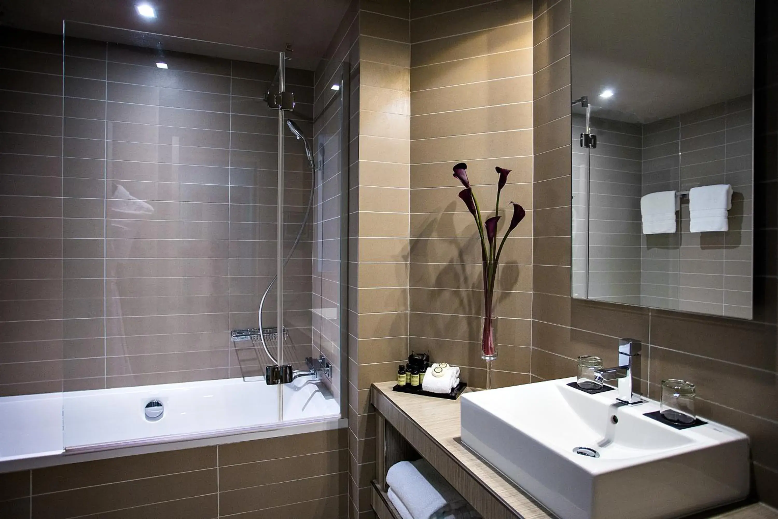 Shower, Bathroom in Pullman Toulouse Centre Ramblas