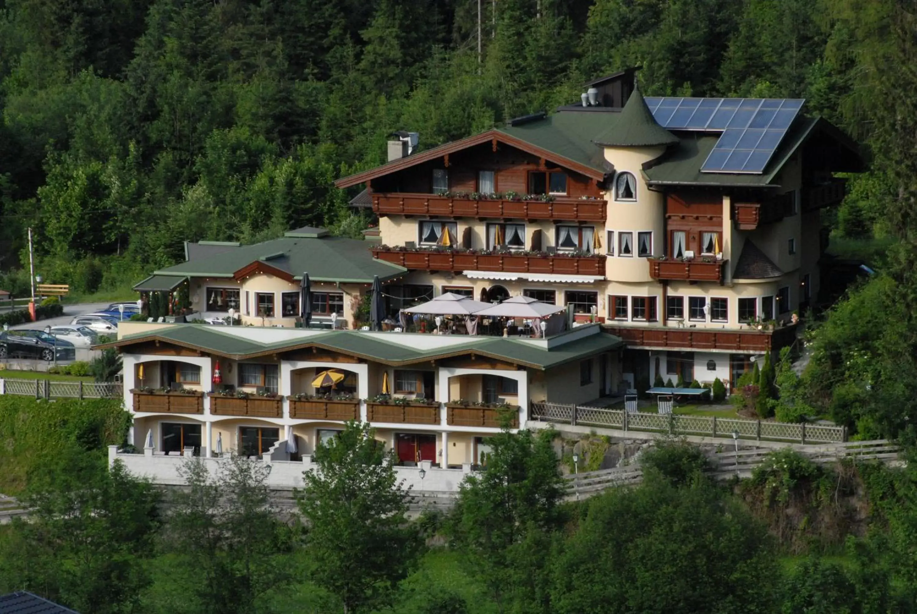 Bird's eye view, Property Building in Hotel Ländenhof Superior