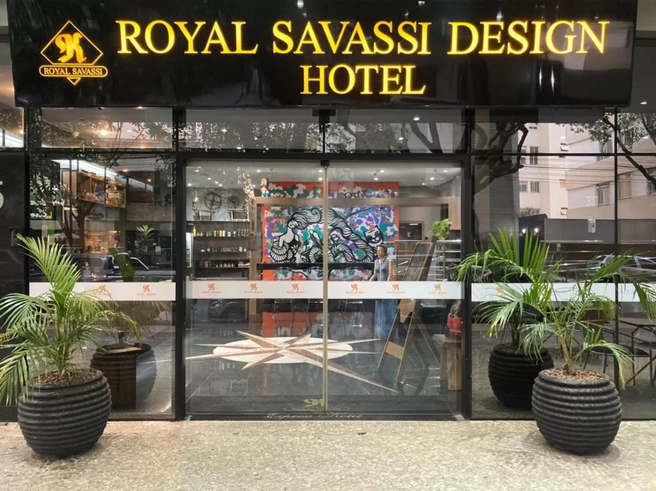 Facade/entrance in Royal Design Savassi Hotel