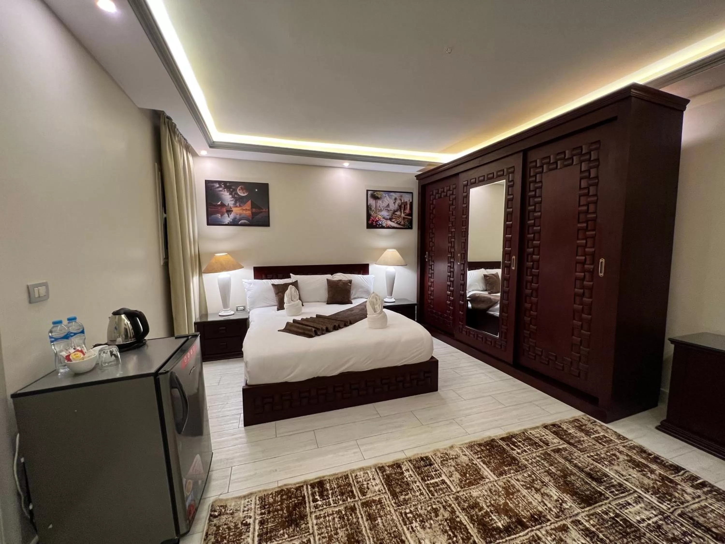 Bed in The Muse Pyramids