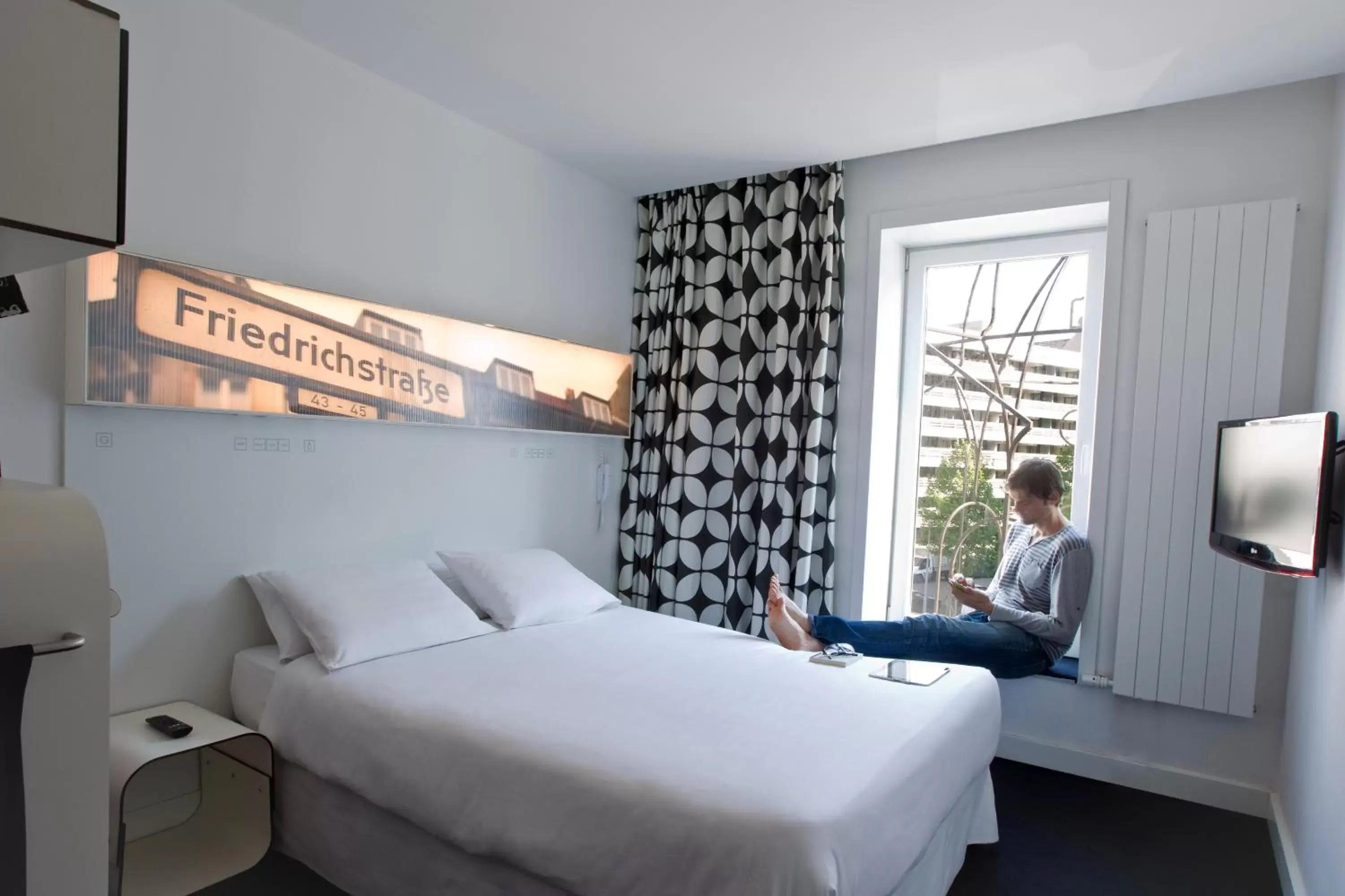 Bedroom, Bed in Hotel Gat Point Charlie Bedroom, Bed in Hotel Gat Point Charlie
