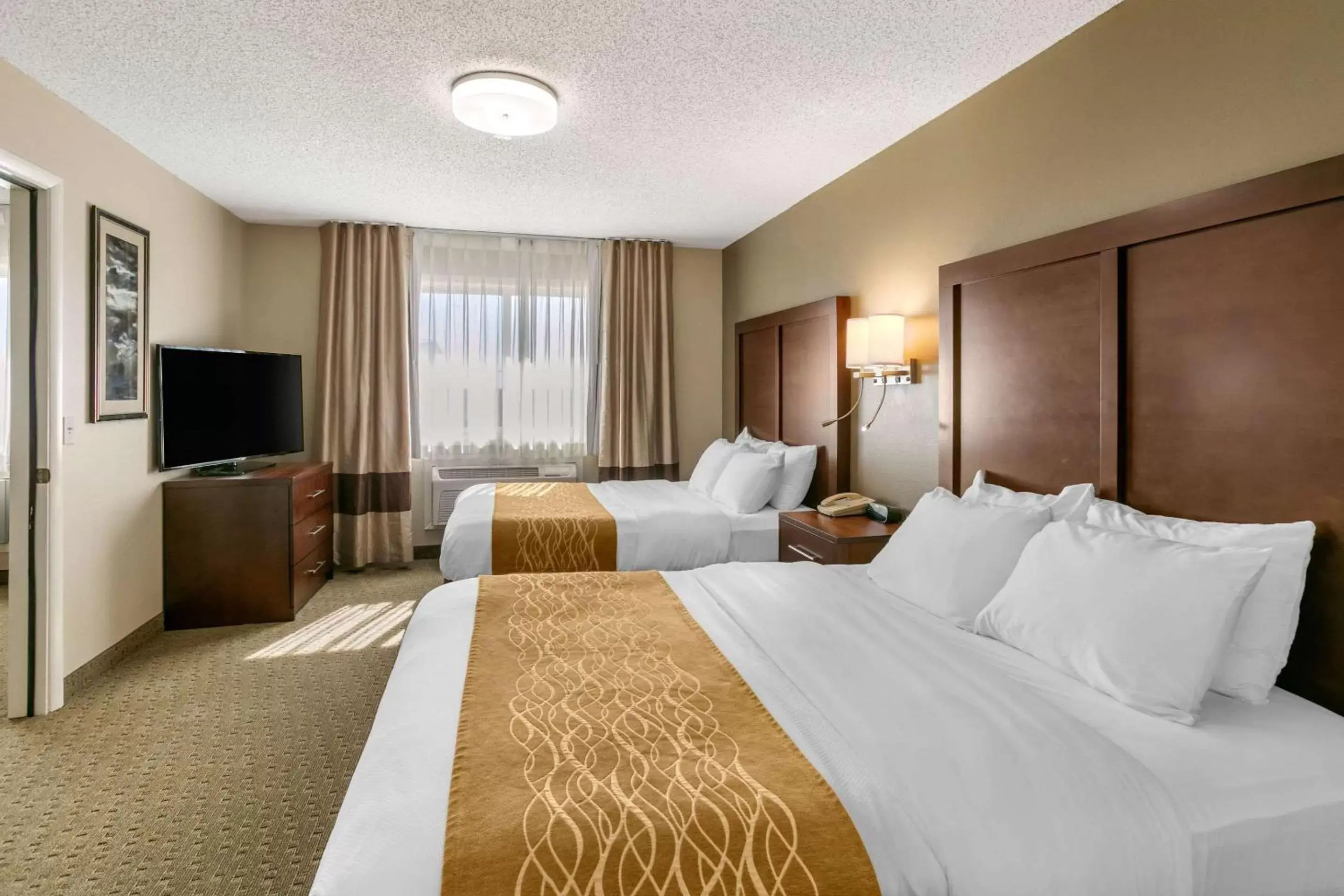 Photo of the whole room, Bed in Comfort Inn Worland Hwy 16 to Yellowstone