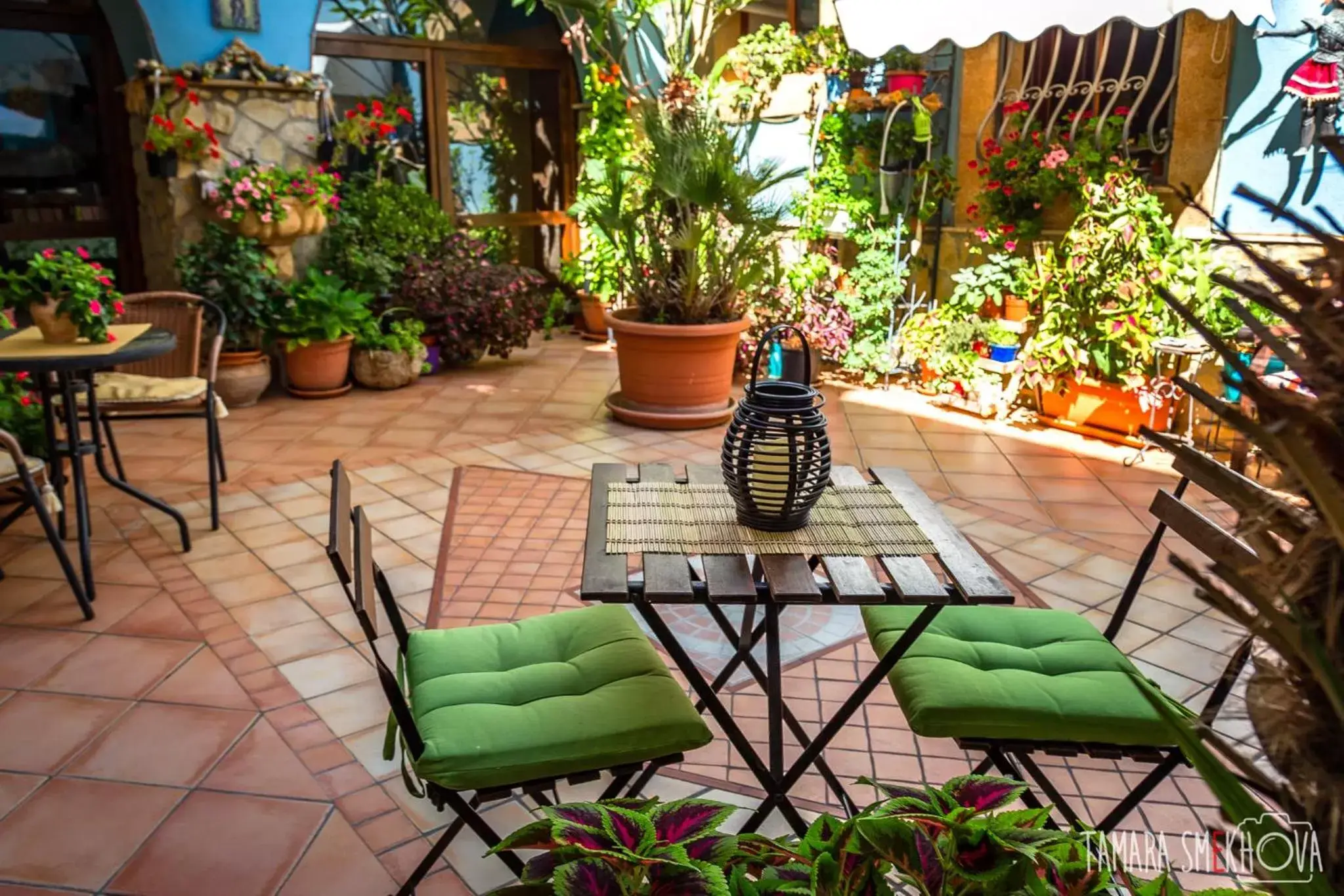 Patio in La Finestra sul Cortile