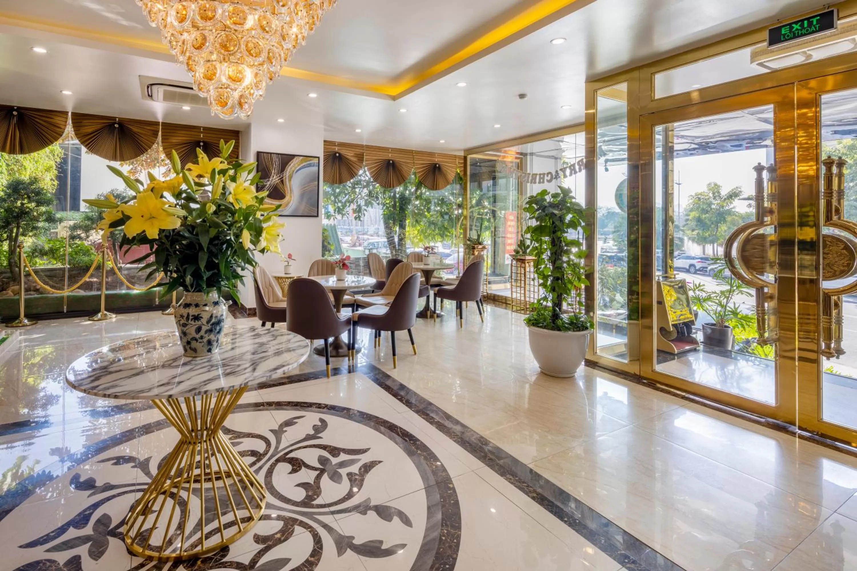 Seating area in Diamond Luxury Hotel