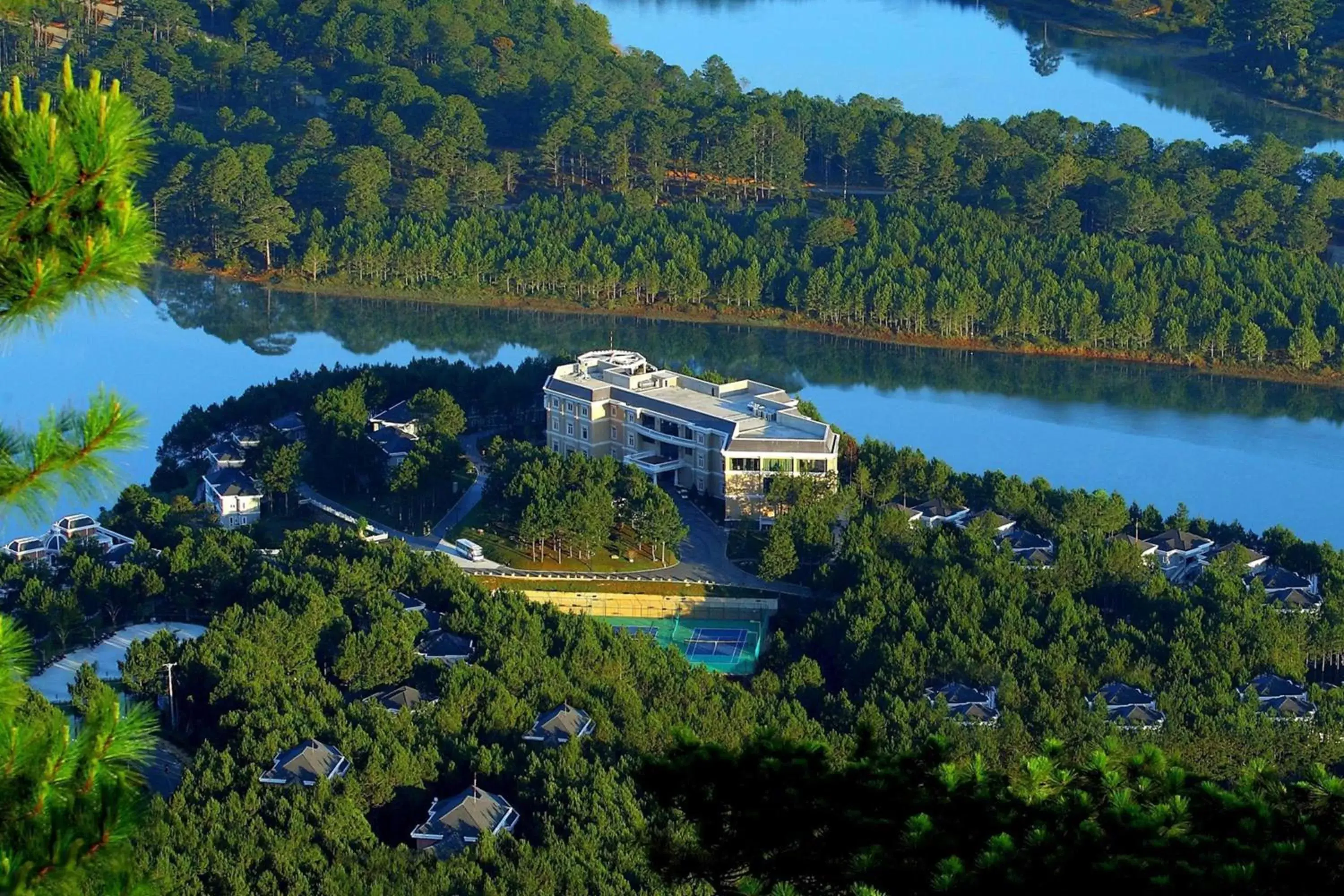 Property building, Bird's-eye View in Dalat Edensee Lake Resort & Spa