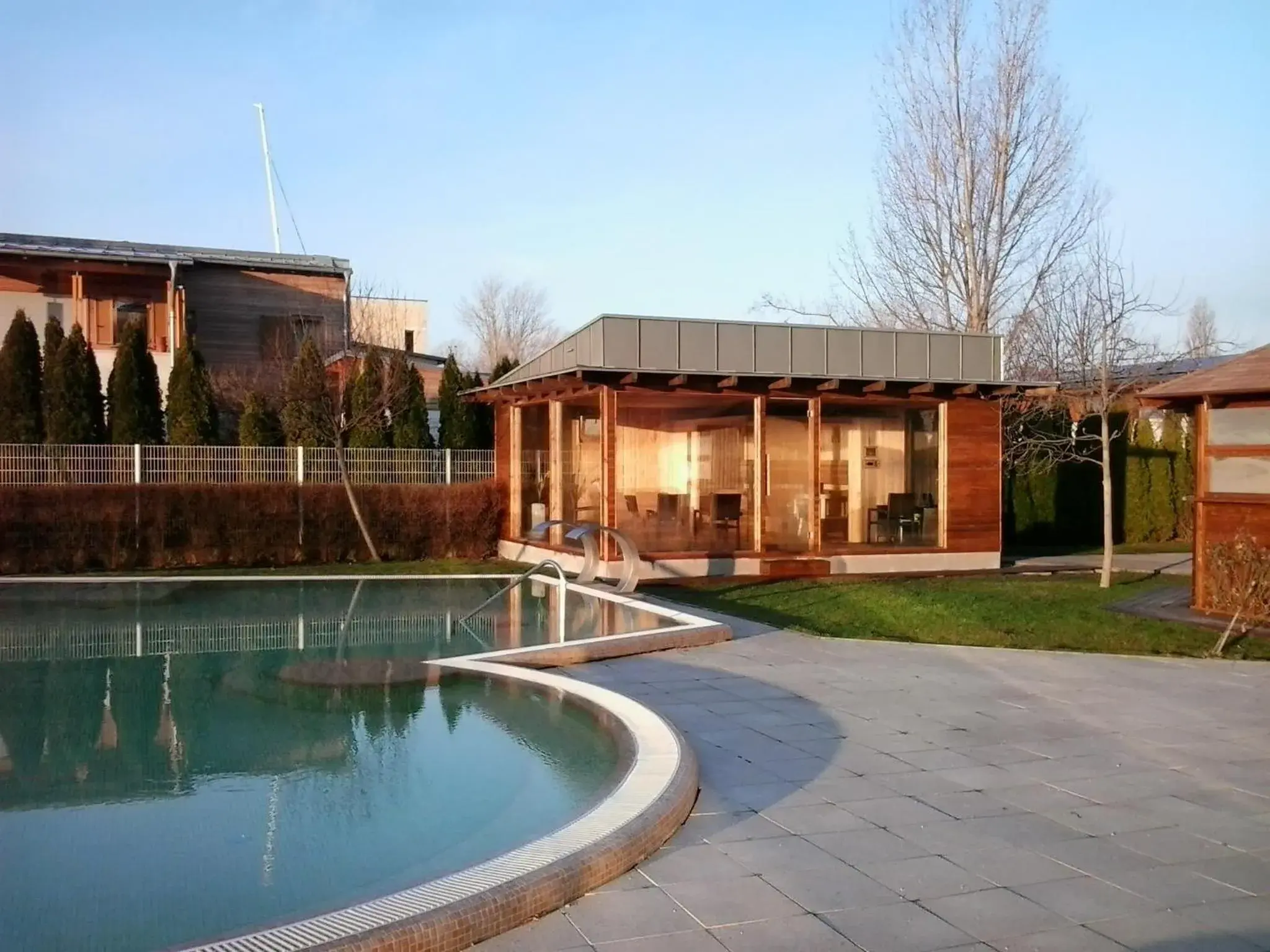 Swimming pool, Property Building in Hotel Golden Lake Resort