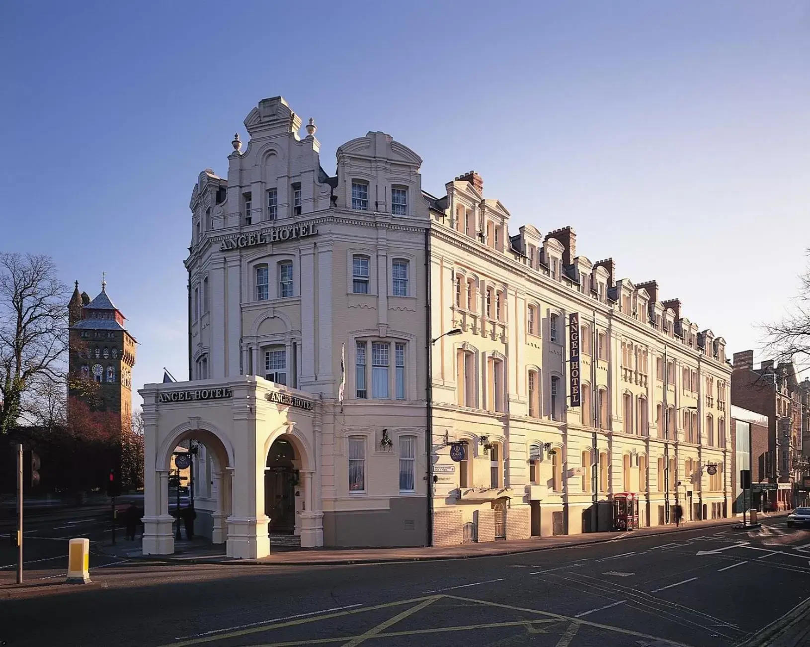 Facade/entrance in The Angel Hotel