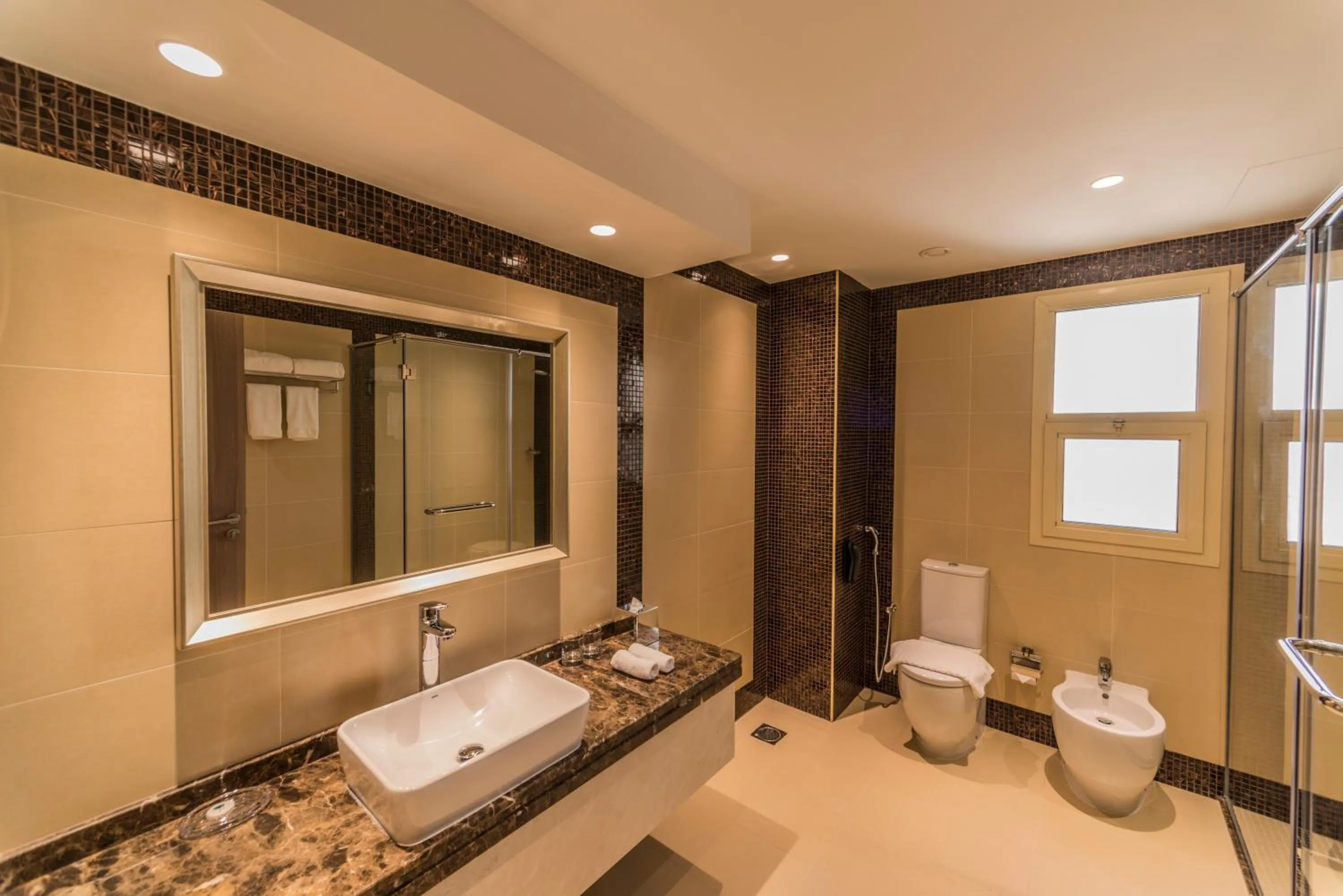 Bathroom in MENA Plaza Hotel Albarsha At The Mall