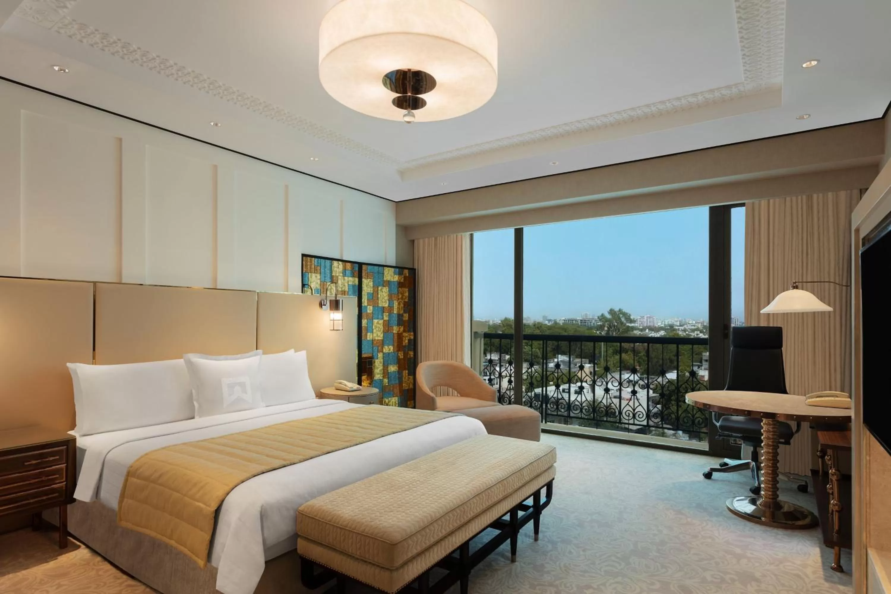 Photo of the whole room, Bed in ITC Narmada, a Luxury Collection Hotel, Ahmedabad