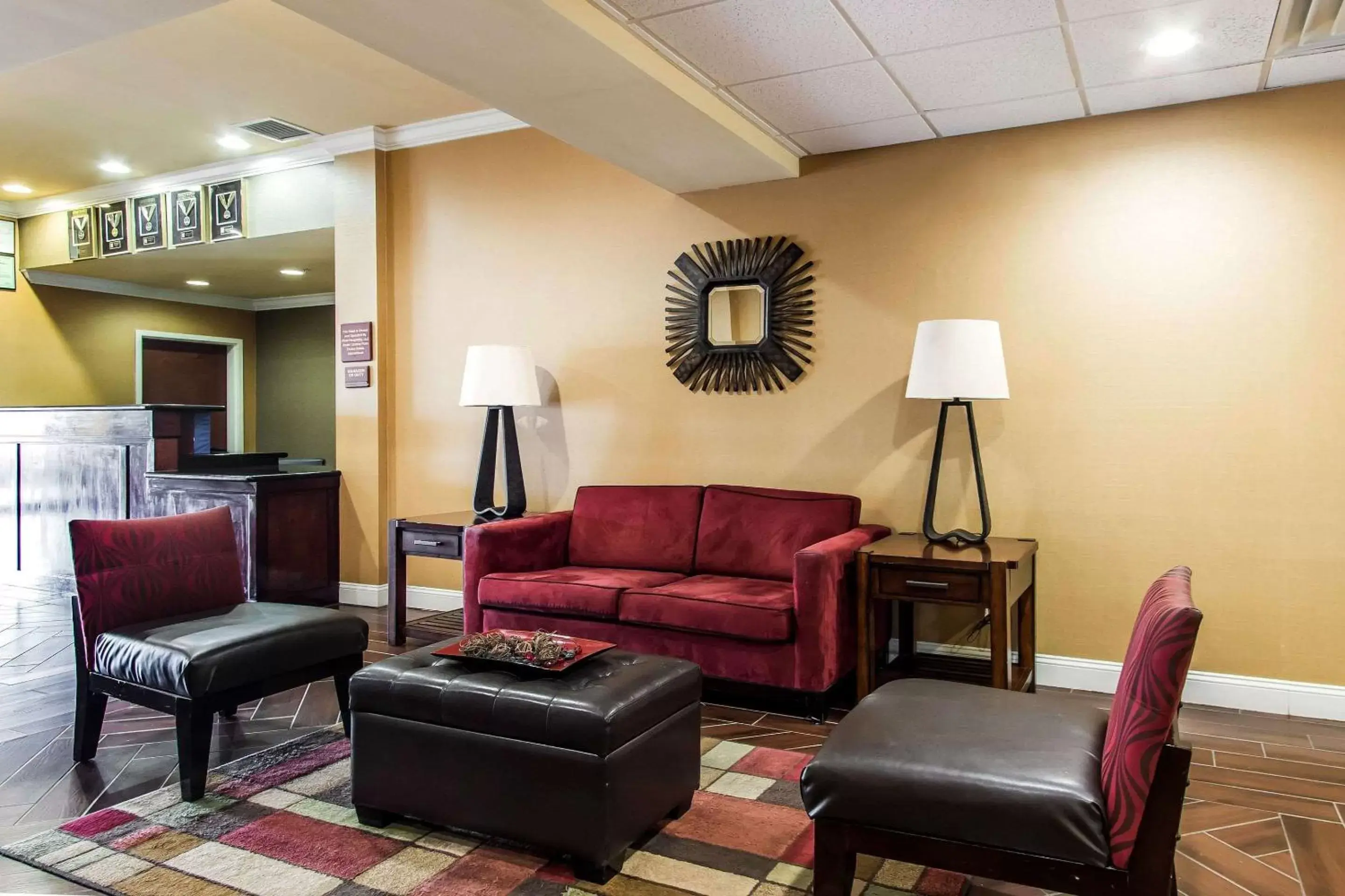Lobby or reception, Seating Area in Sleep Inn & Suites Huntsville near U.S. Space & Rocket Center