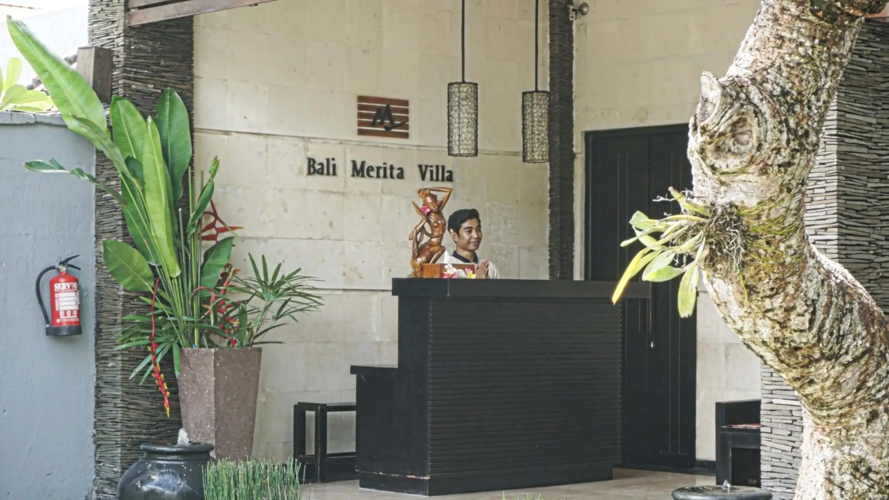 Lobby or reception in Bali Merita Villa