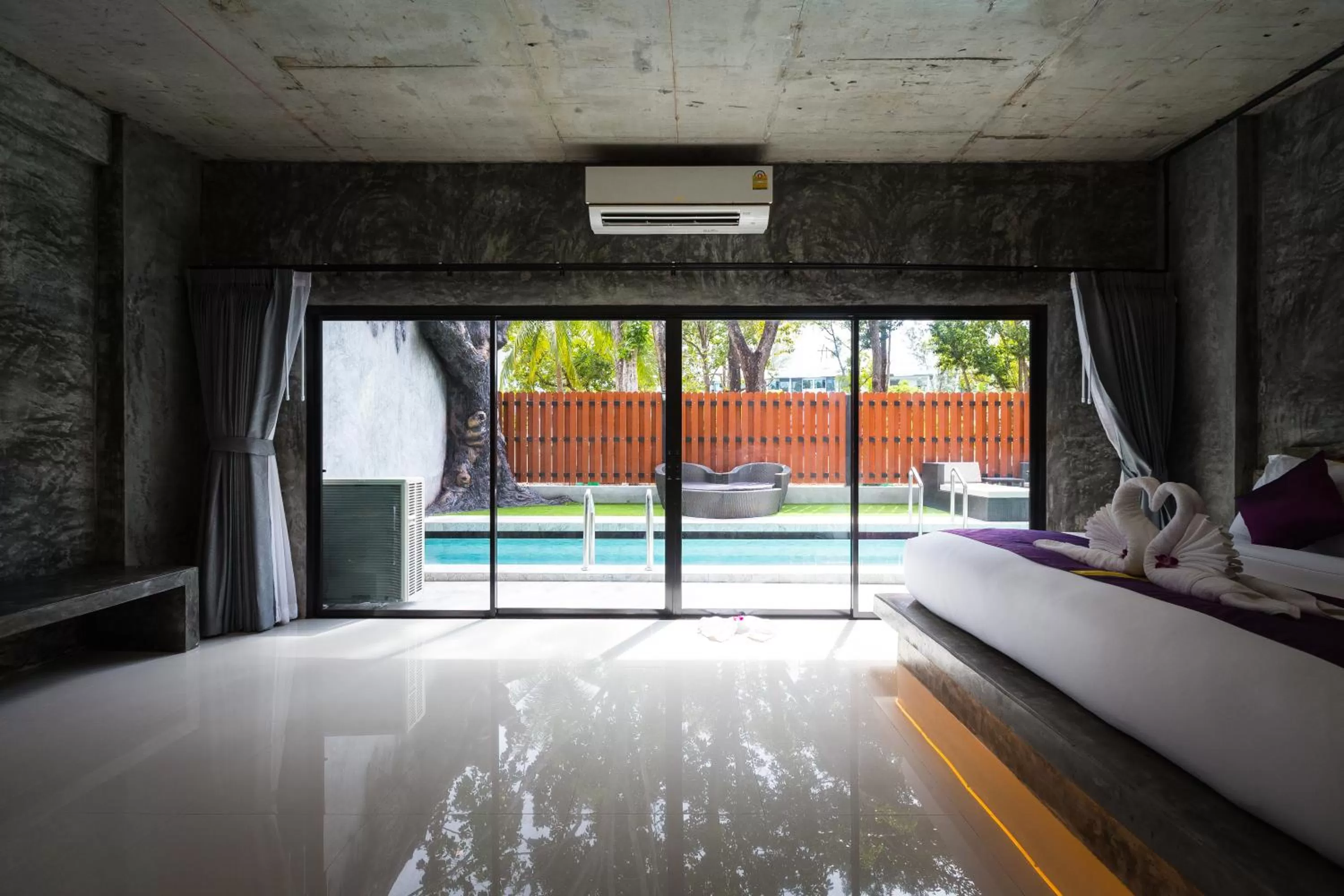 Pool view in Maneetel Krabi Beachfront-SHA Plus