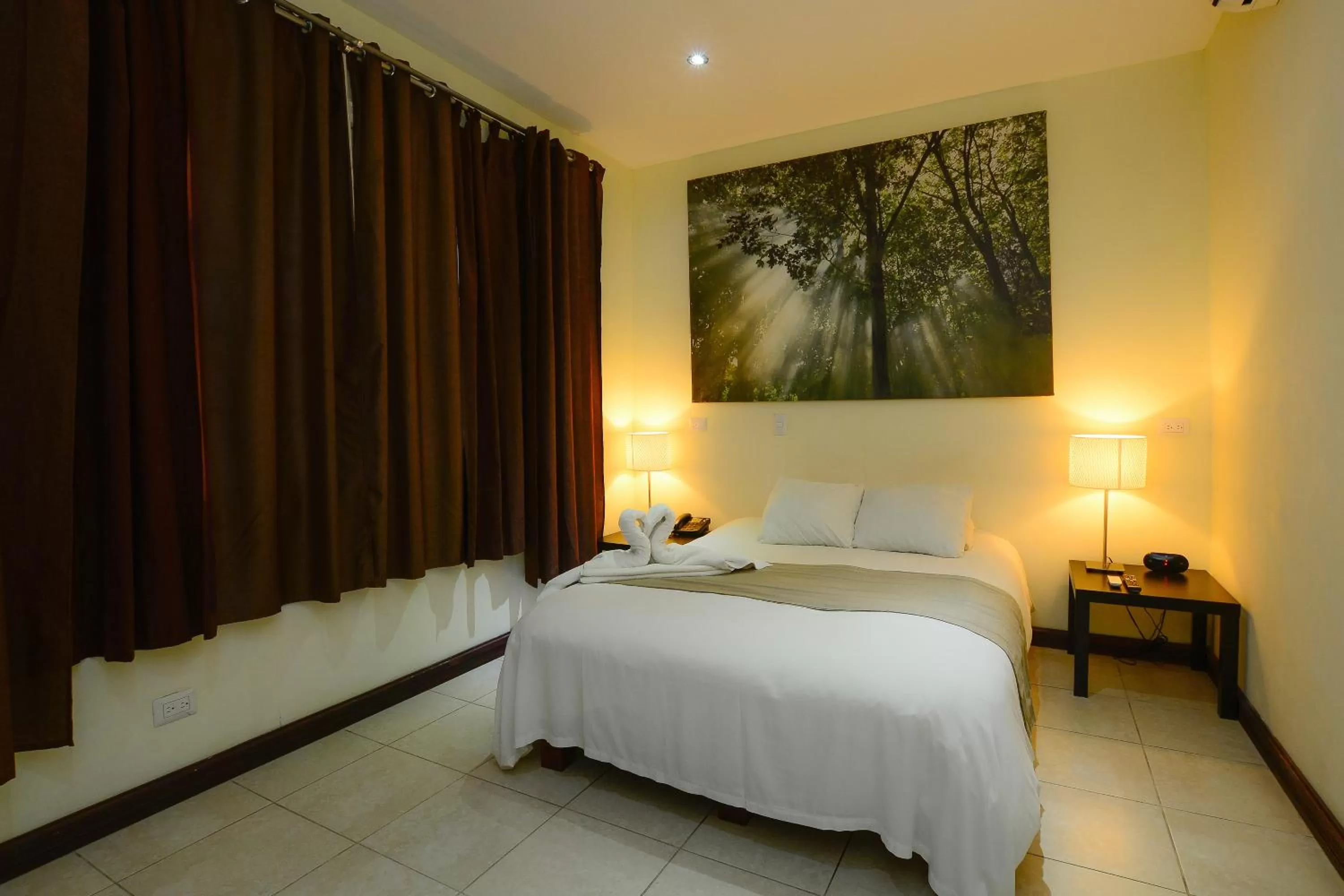 Bed in Hotel Luisiana