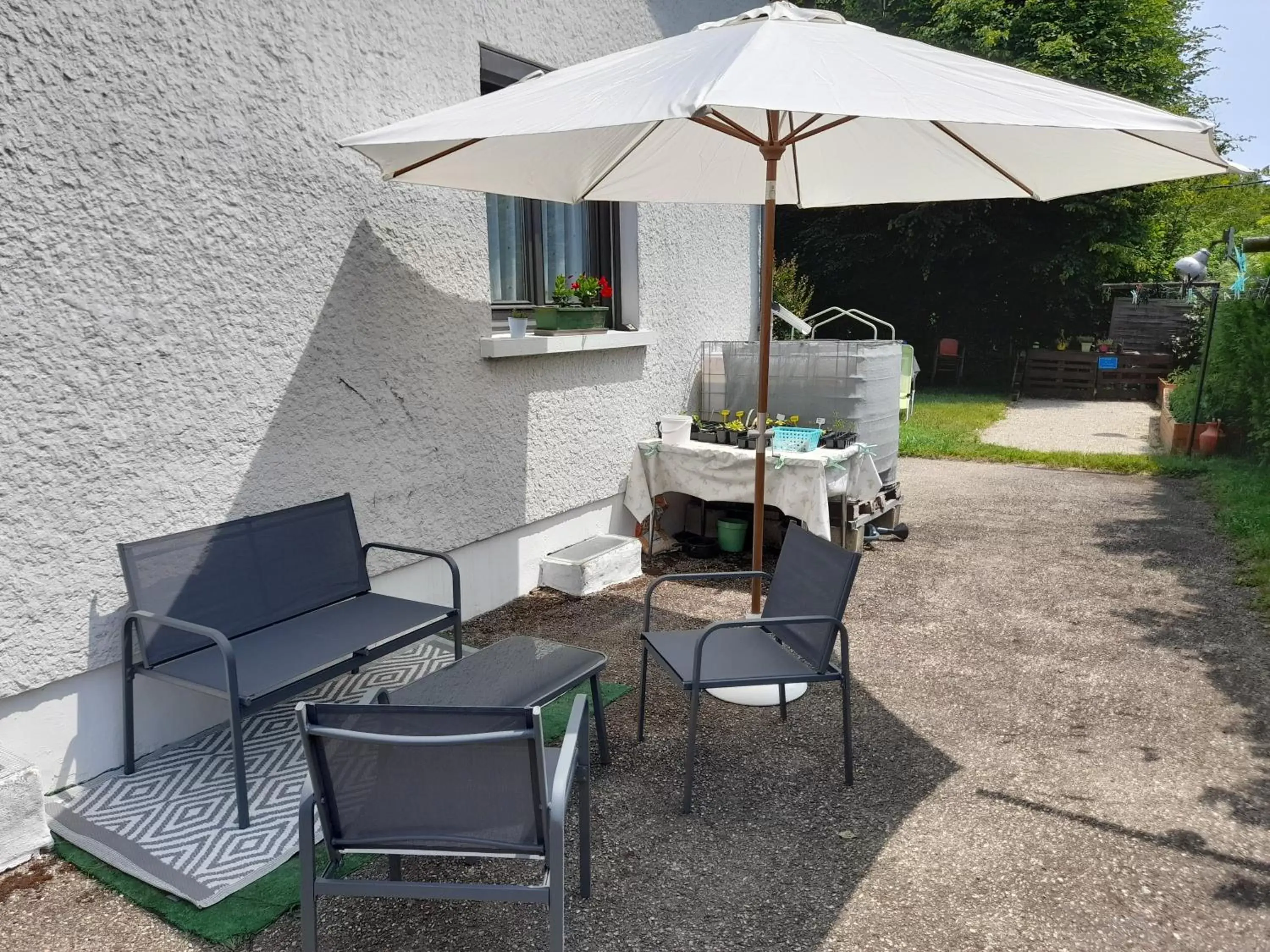 Patio in Villa Détente Dauphinoise