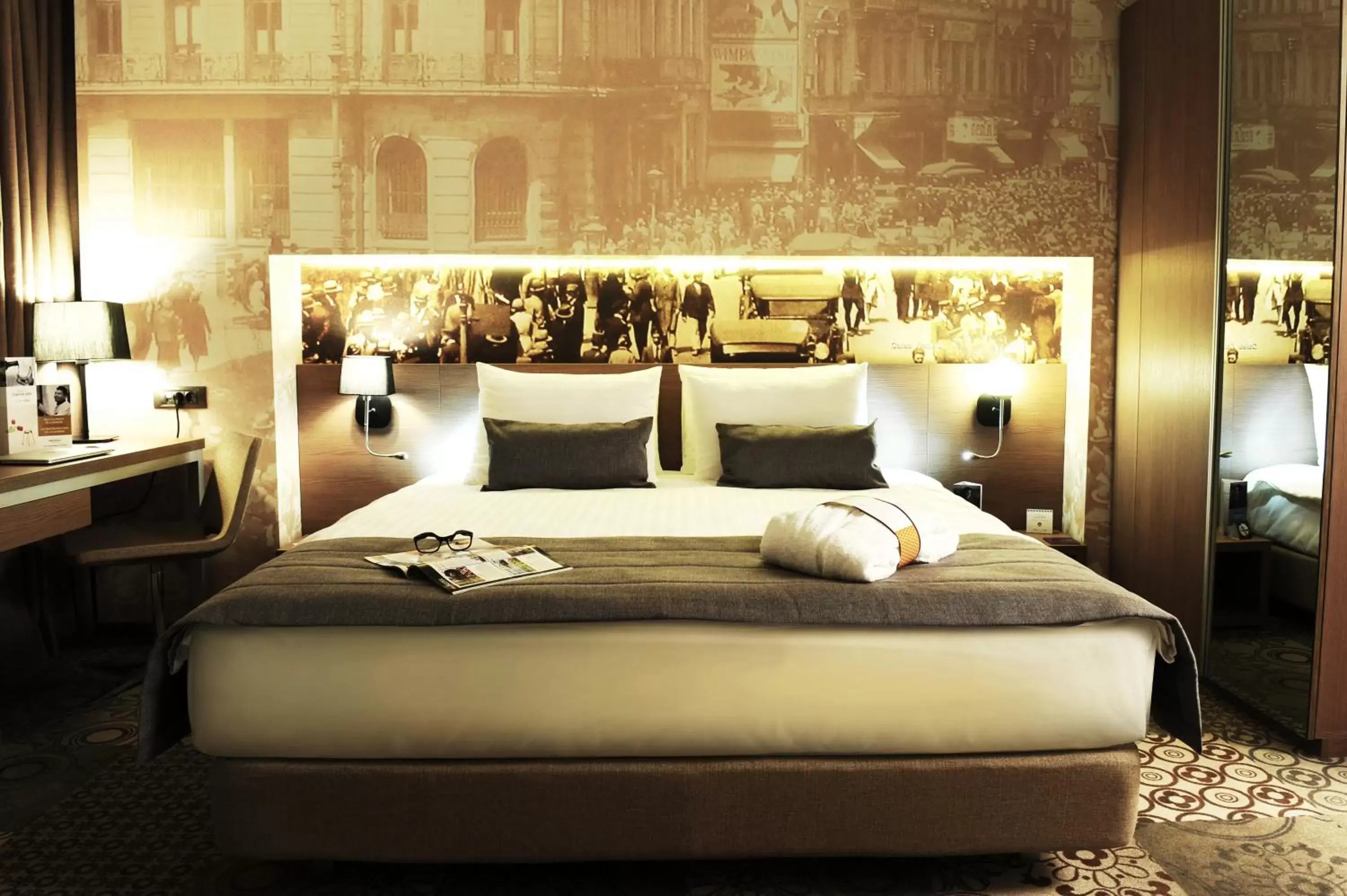 Bed in Mercure Bucharest City Center