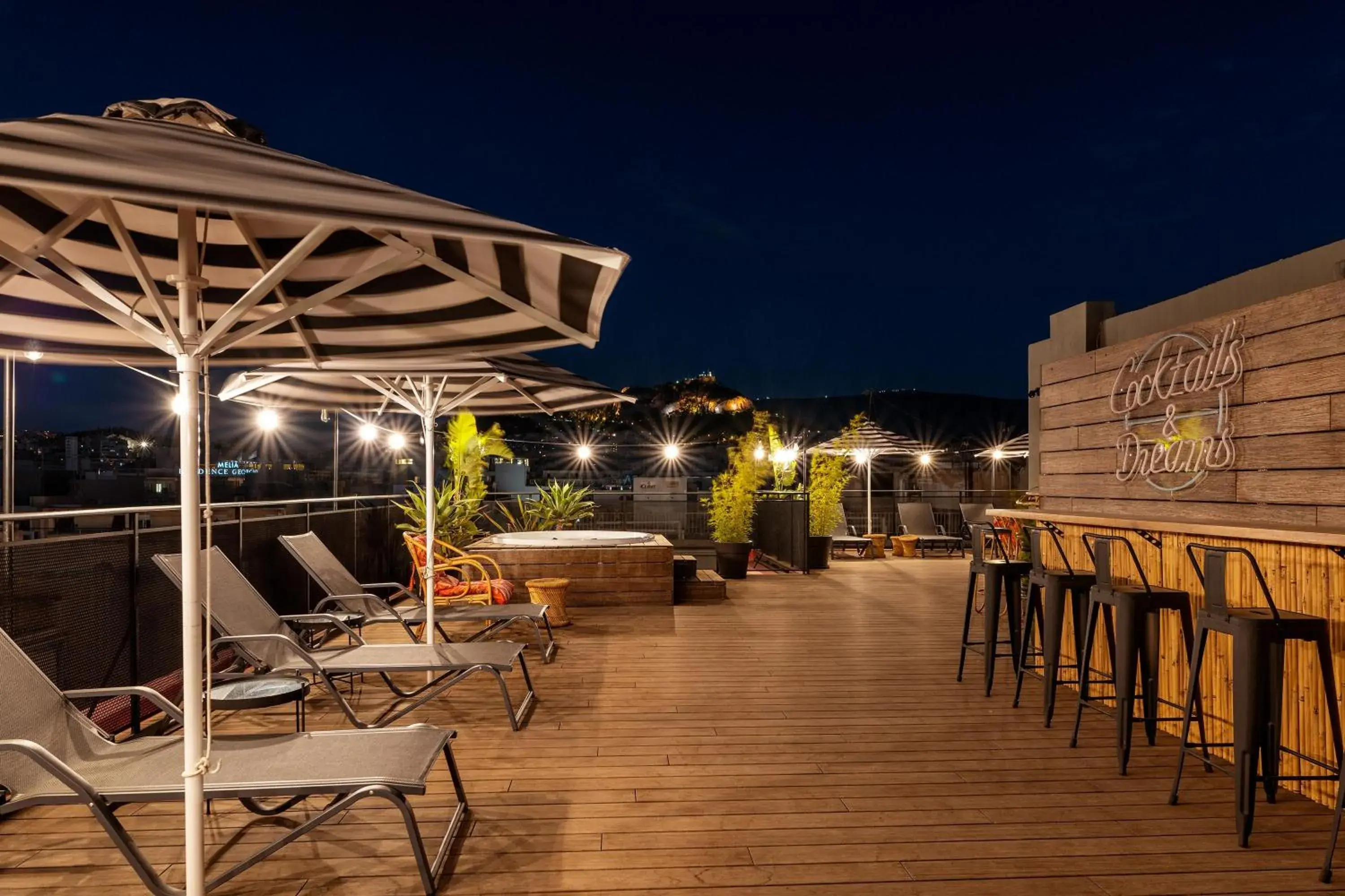 Balcony/Terrace, Restaurant/Places to Eat in Dave Red Athens, a member of Brown Hotels