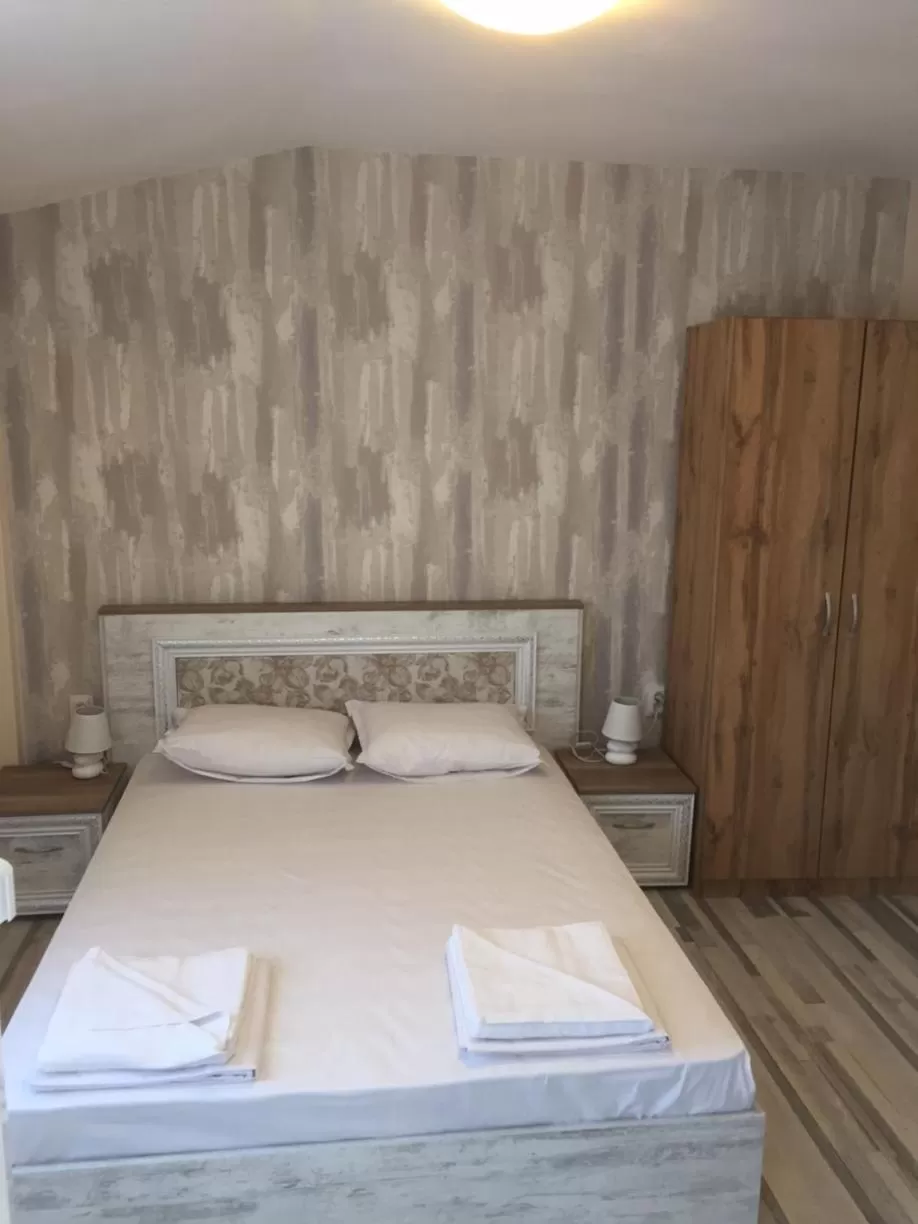 Bed in Family Hotel Malibu