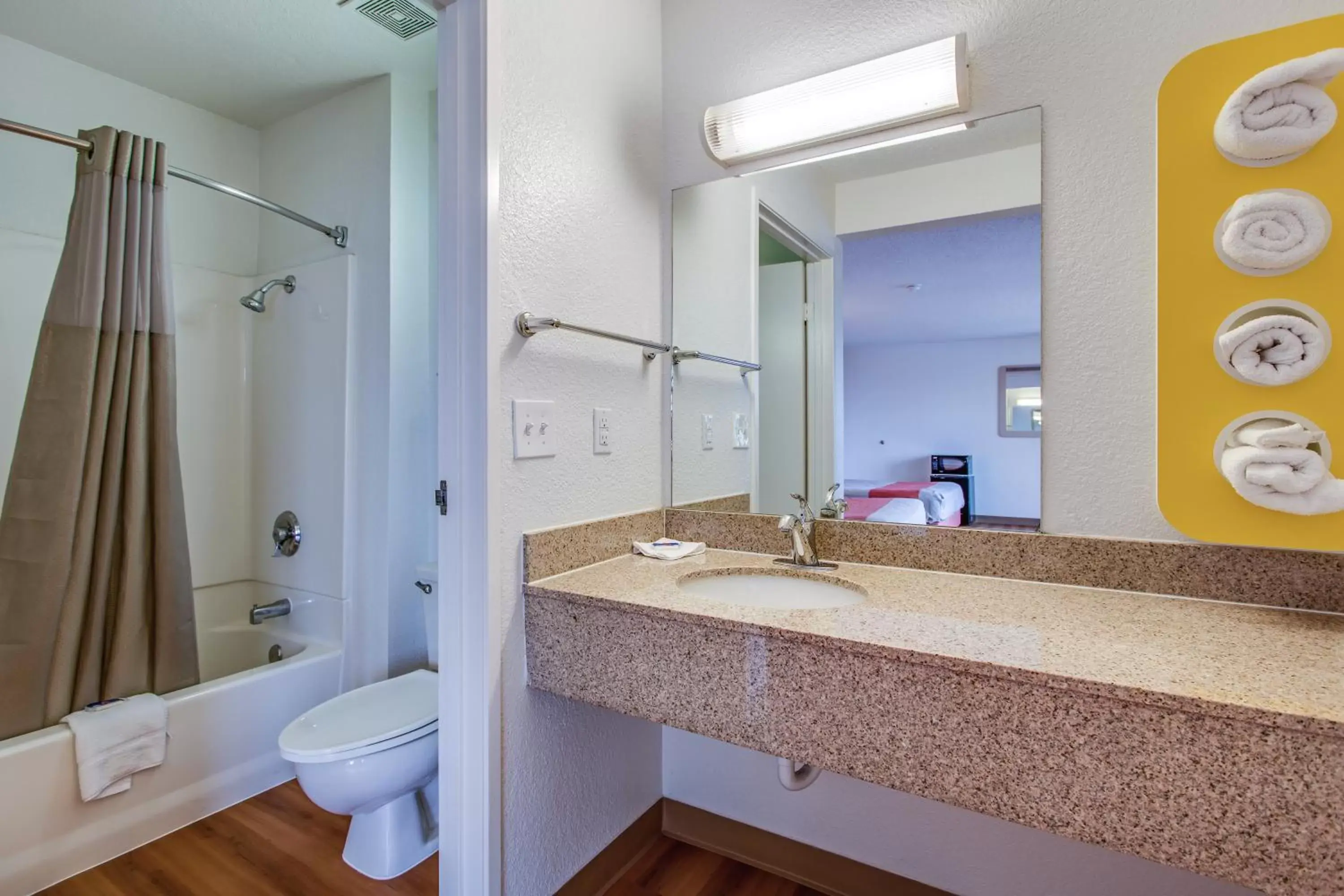 Bathroom in Motel 6-Fairfield, CA - North