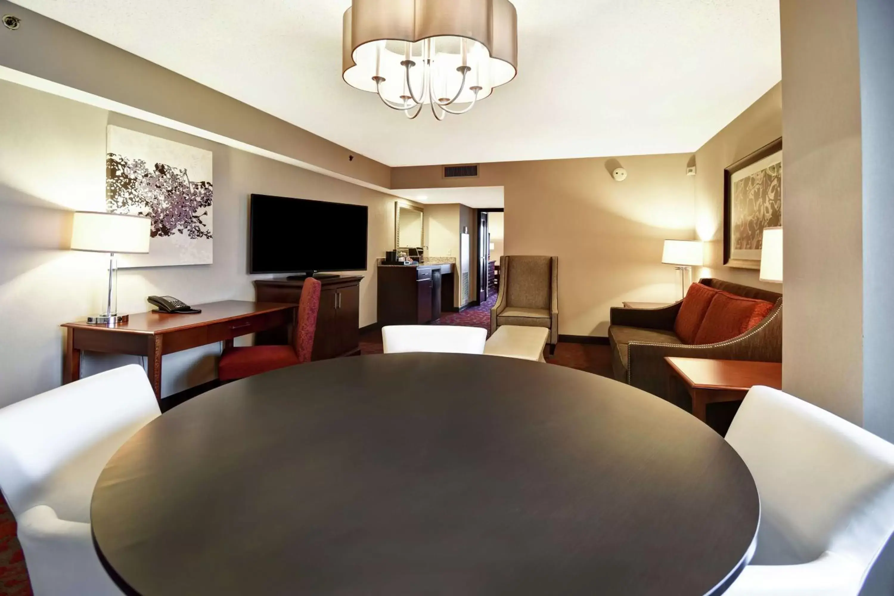 Bedroom, Dining Area in Embassy Suites by Hilton Dulles Airport