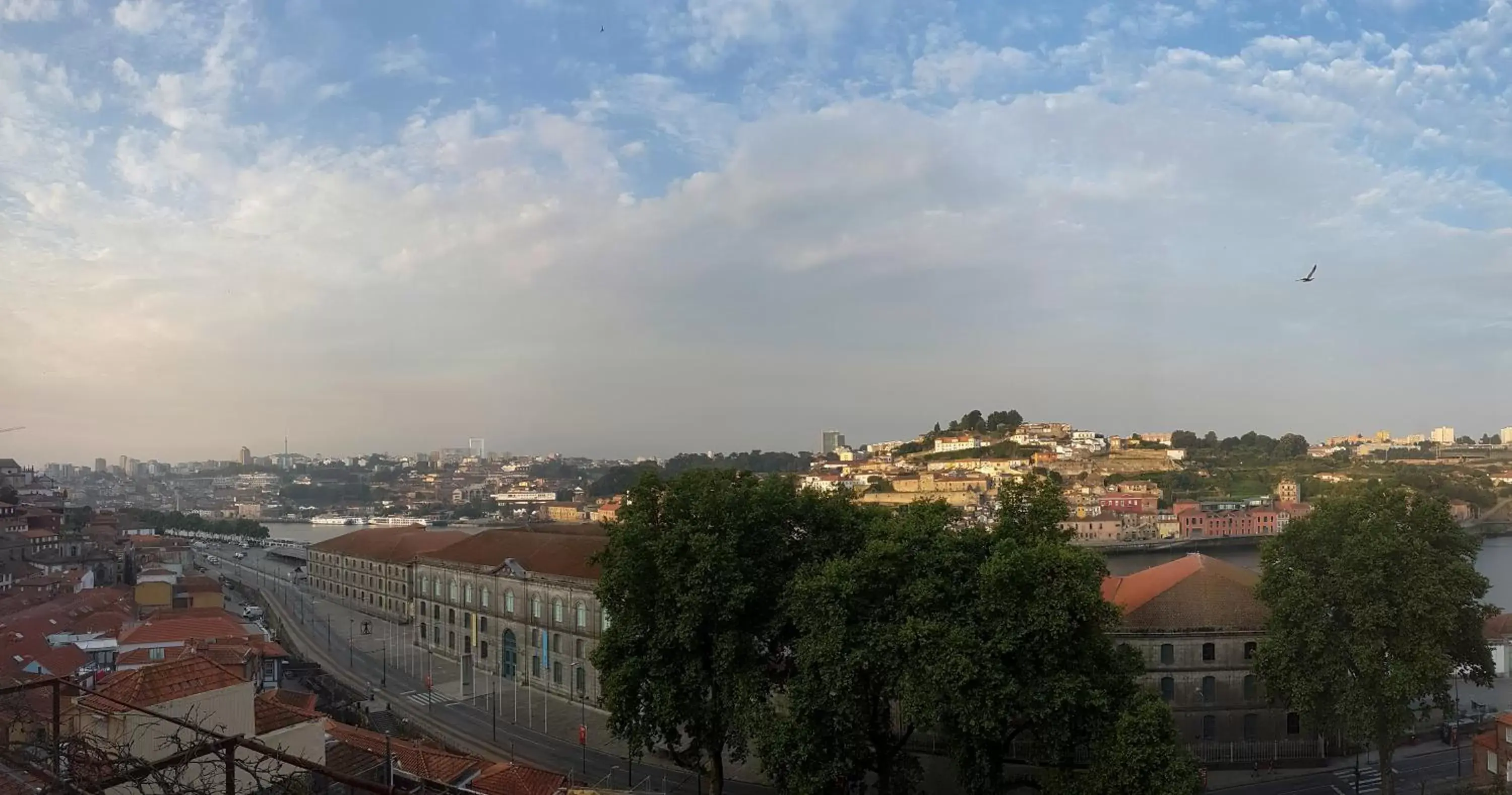 City view in Private Villa Porto