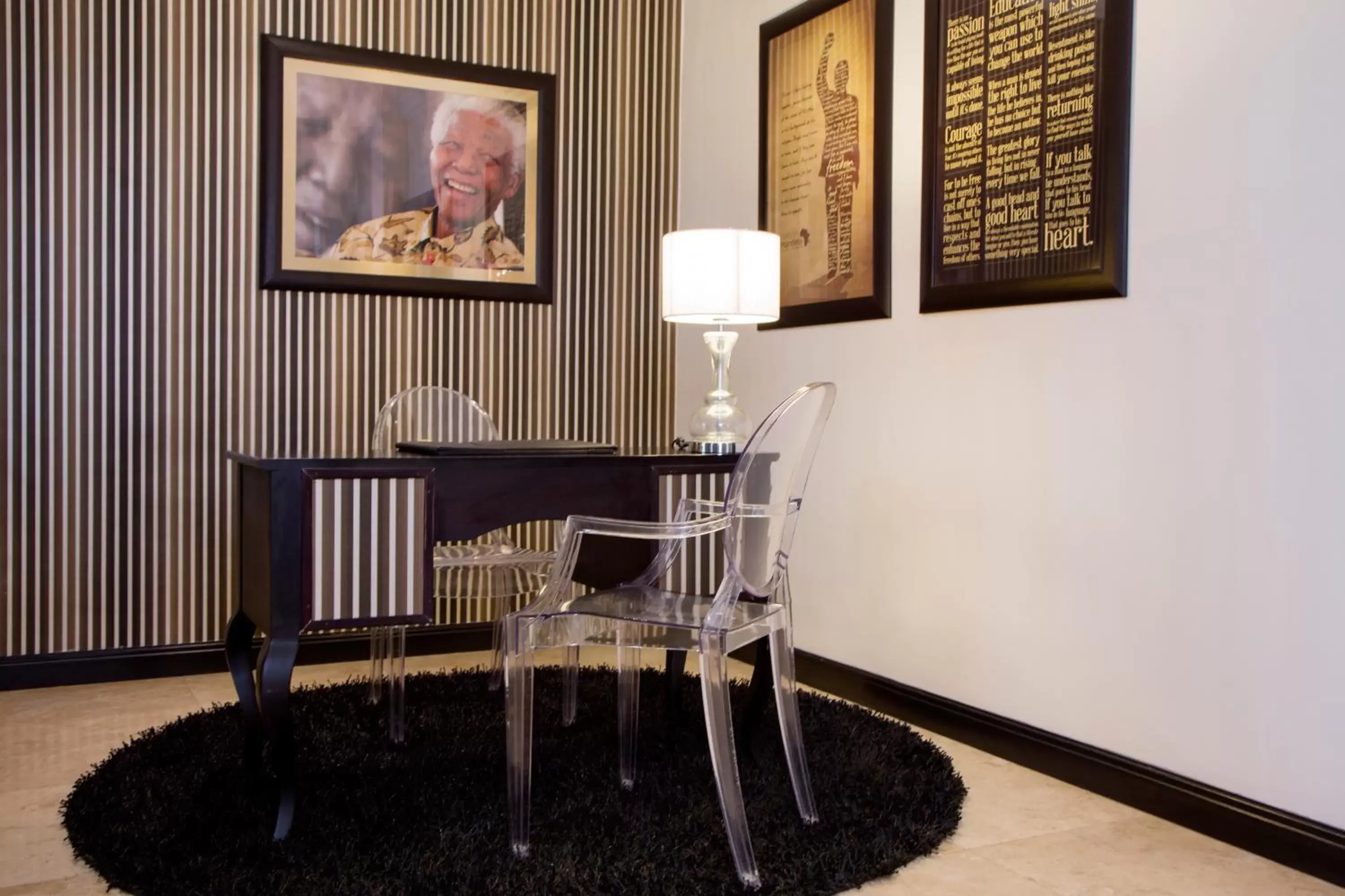 Seating area in Villa Monticello Boutique Hotel