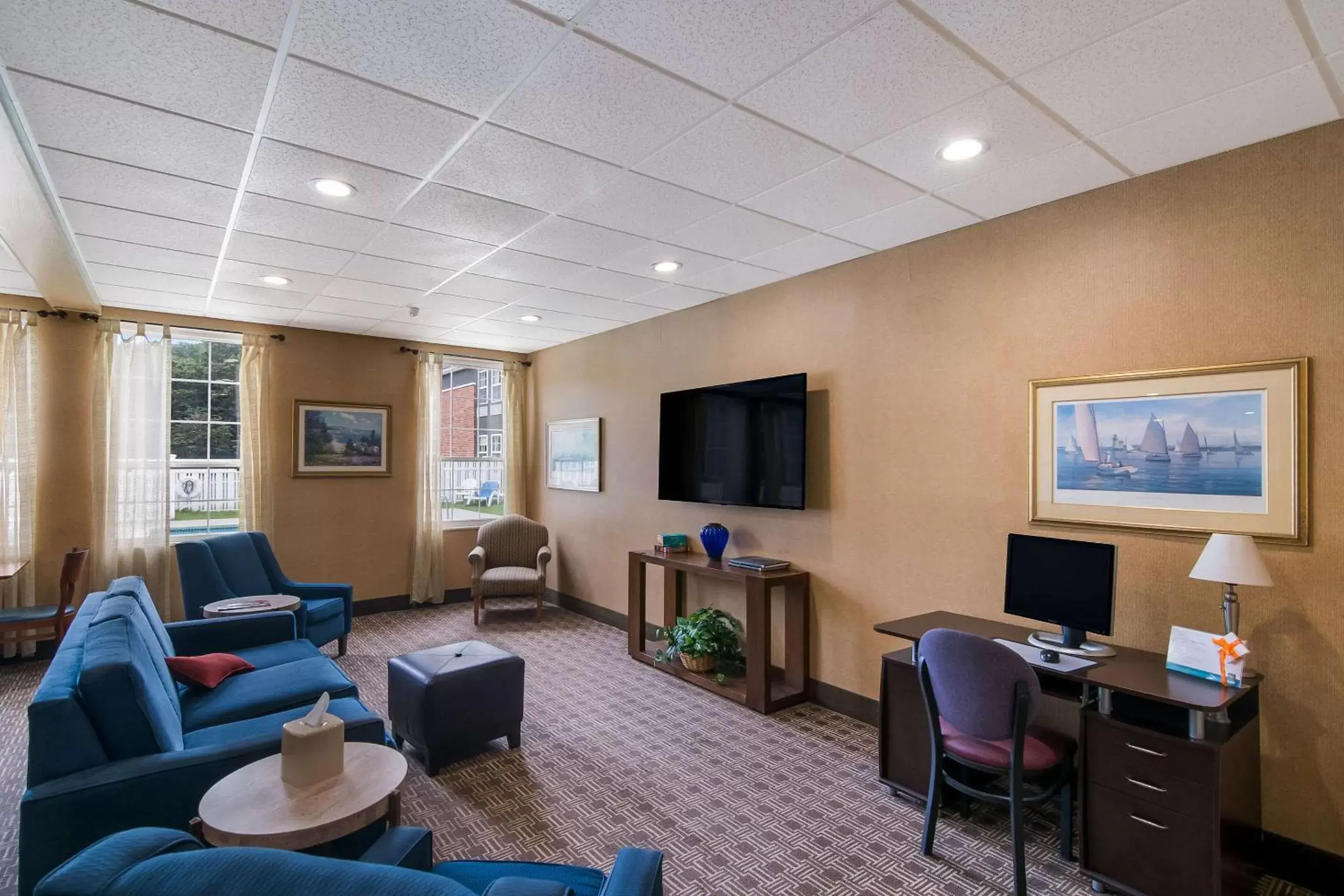 Lobby or reception, Seating Area in Quality Inn Mystic