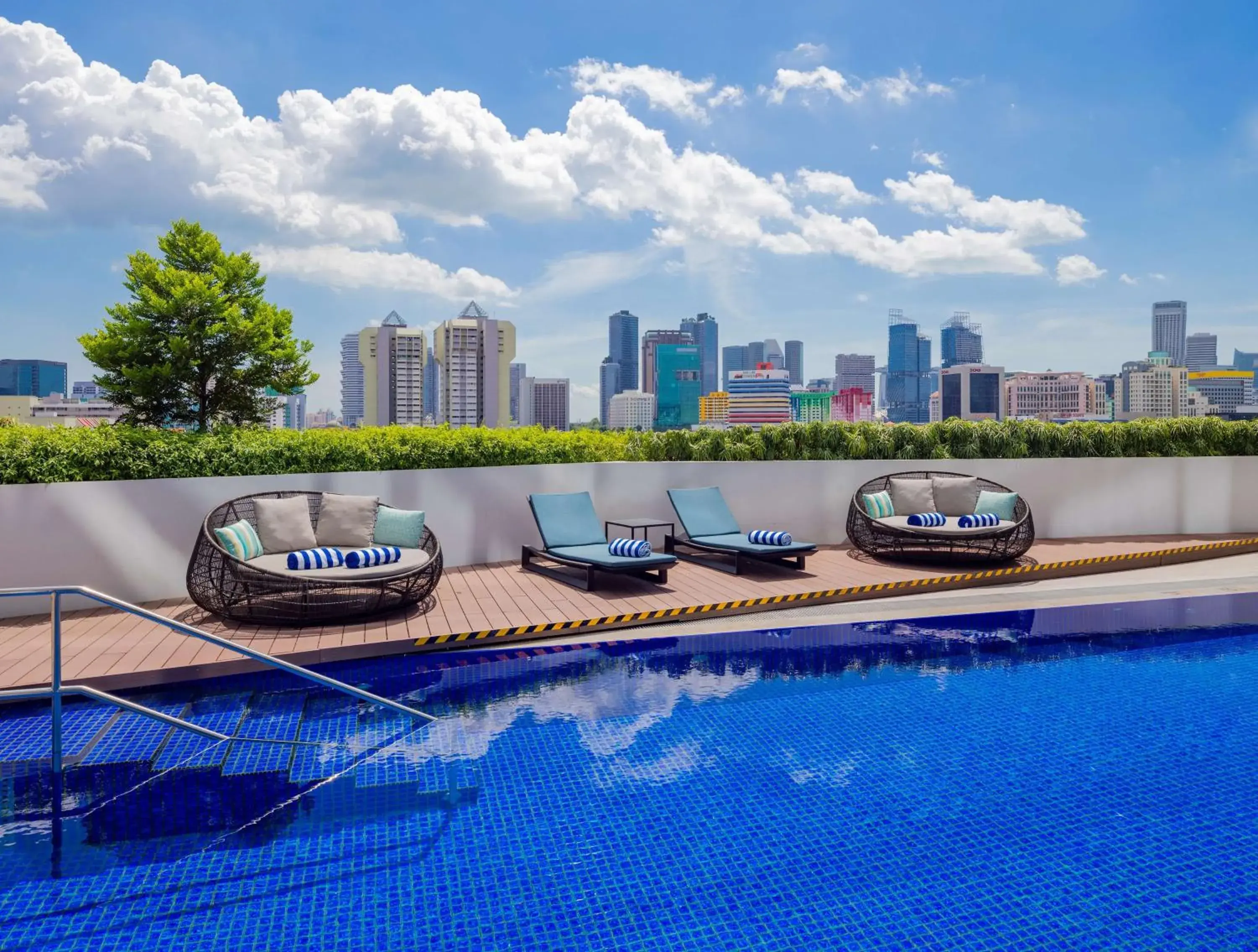 Pool view, Swimming Pool in Hilton Garden Inn Singapore Serangoon