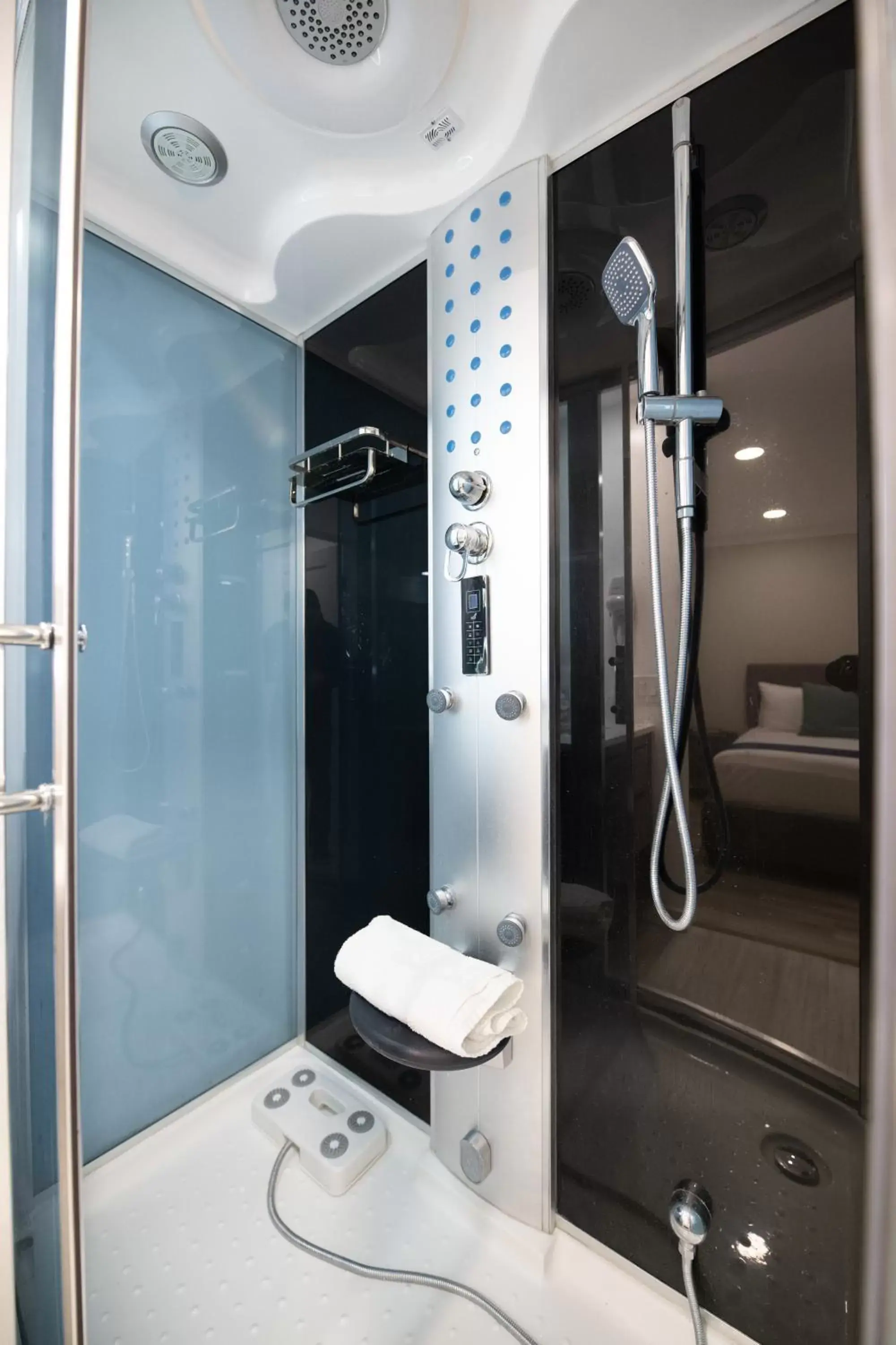 Shower, Bathroom in Omeo Suites