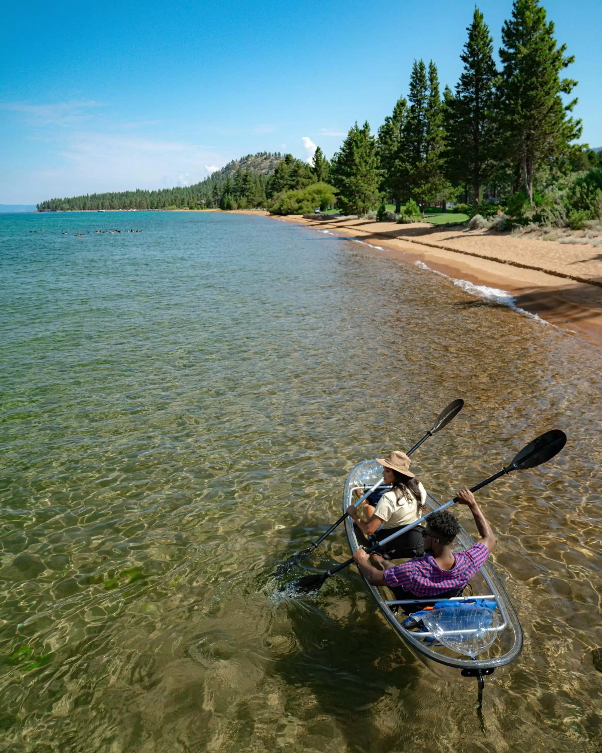 Summer, Canoeing in Edgewood Tahoe Resort