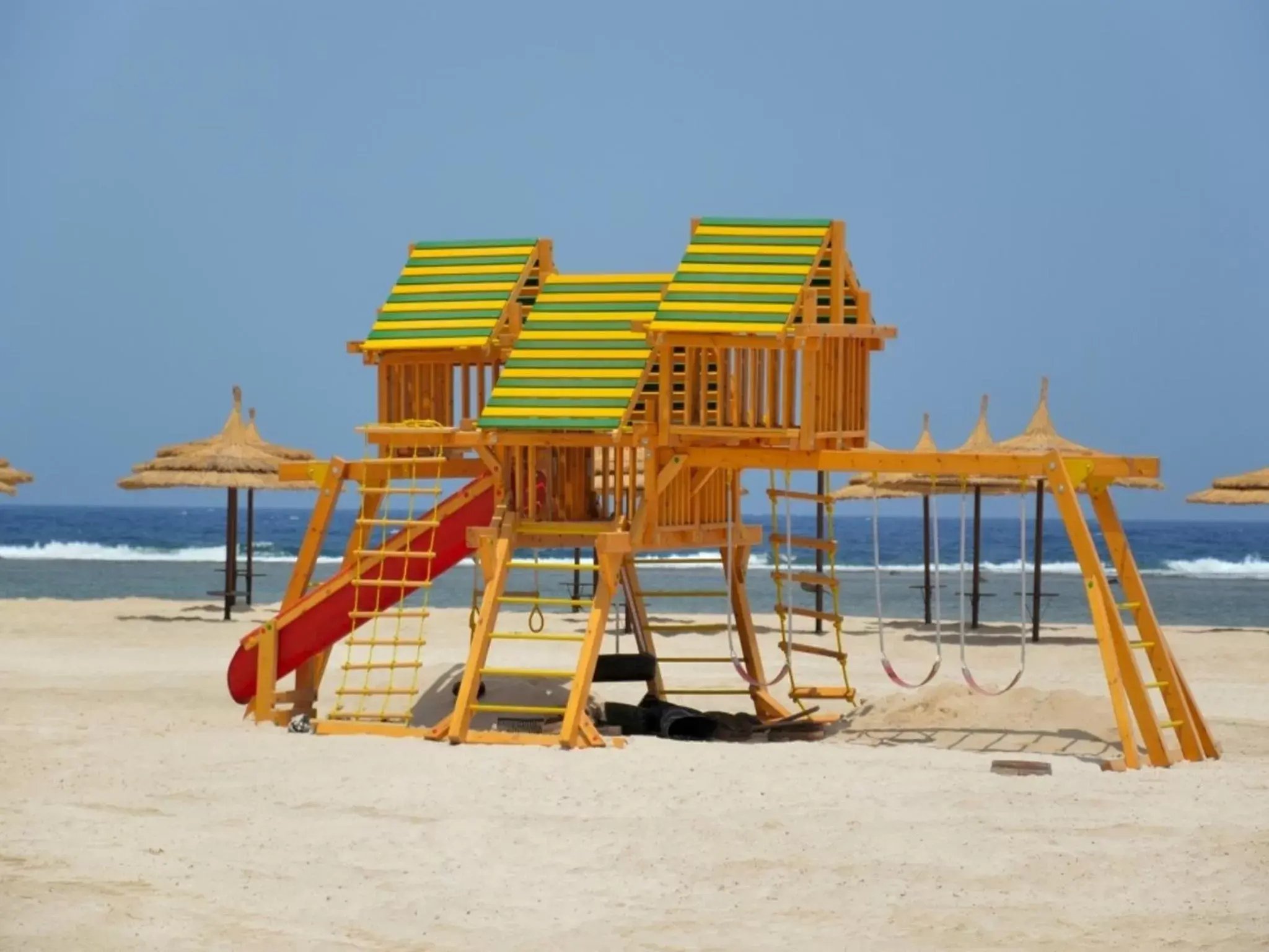 Children play ground, Beach in Novotel Marsa Alam Beach Resort