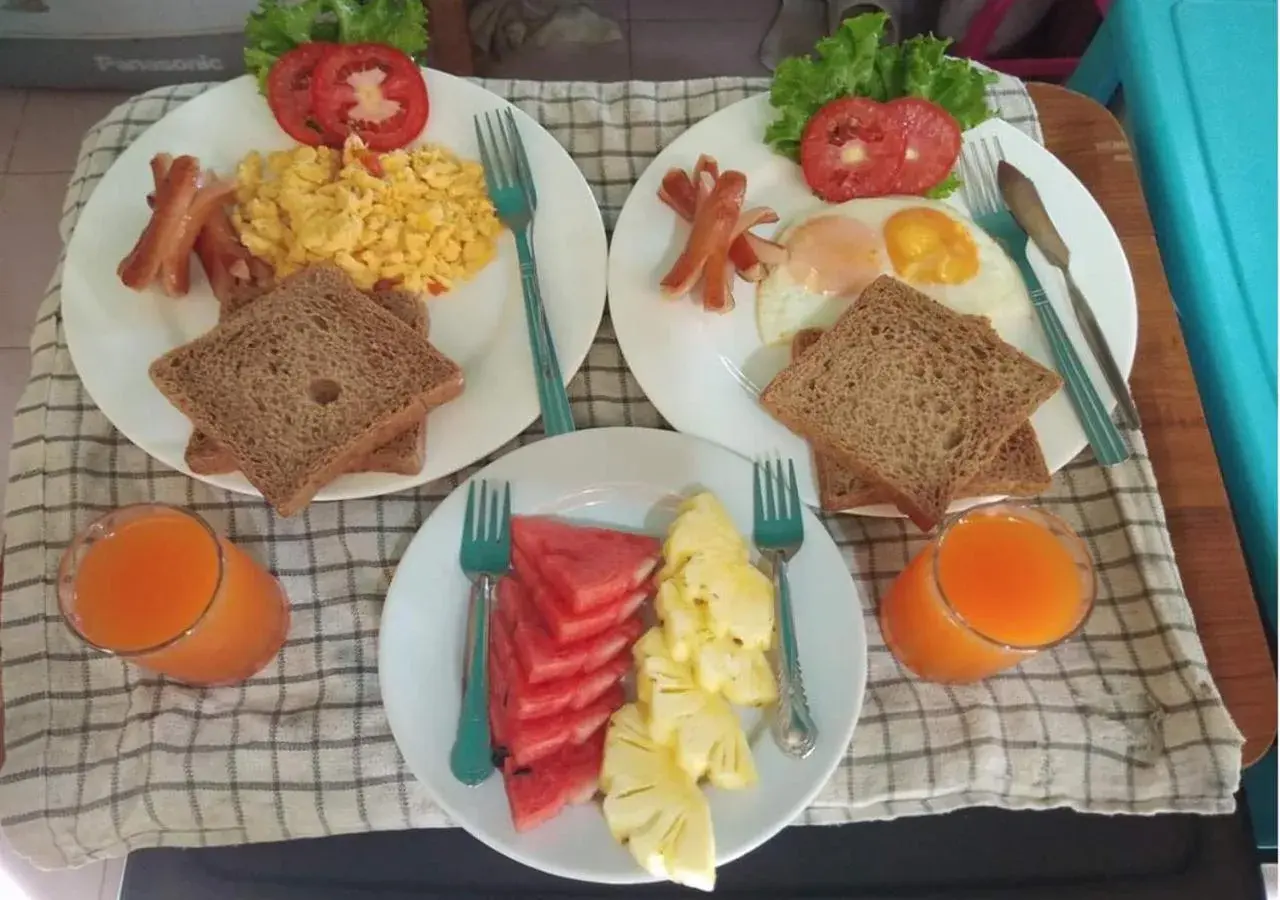 American breakfast, Breakfast in Lanta Fevrier Resort