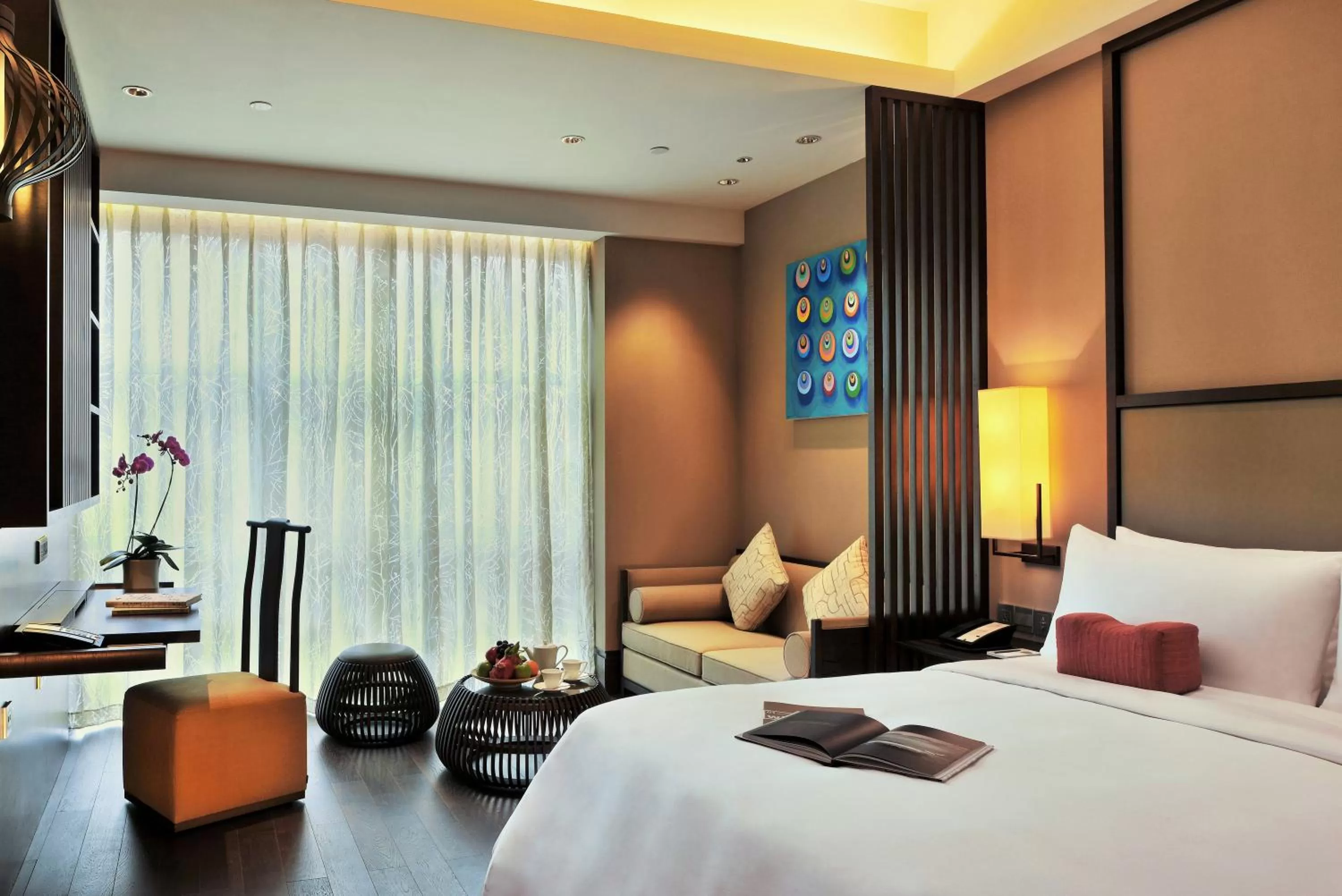 Bed in Himalayas Hotel Shanghai