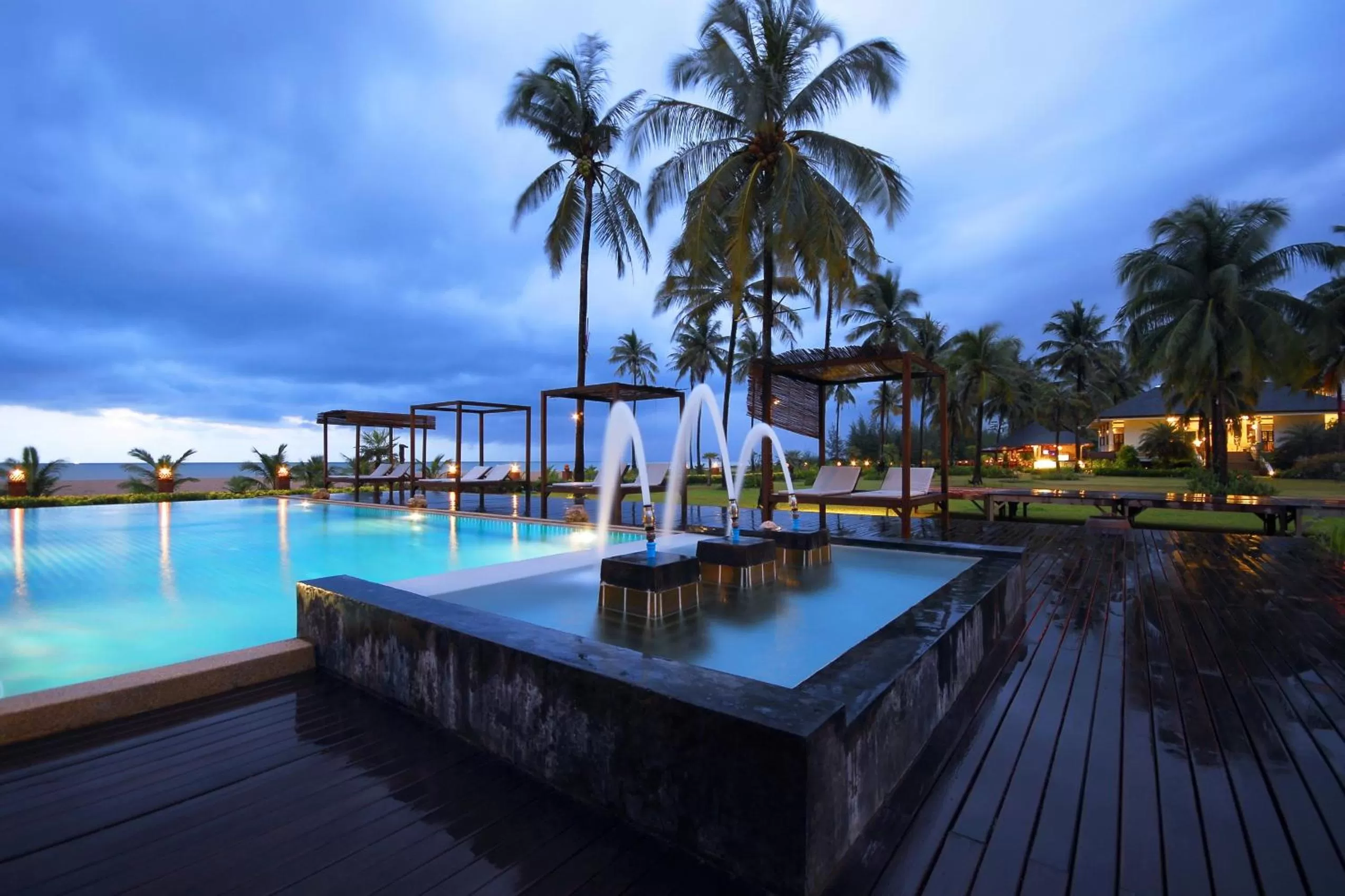 Swimming pool in Khaolak Orchid Beach Resort - SHA Extra Plus